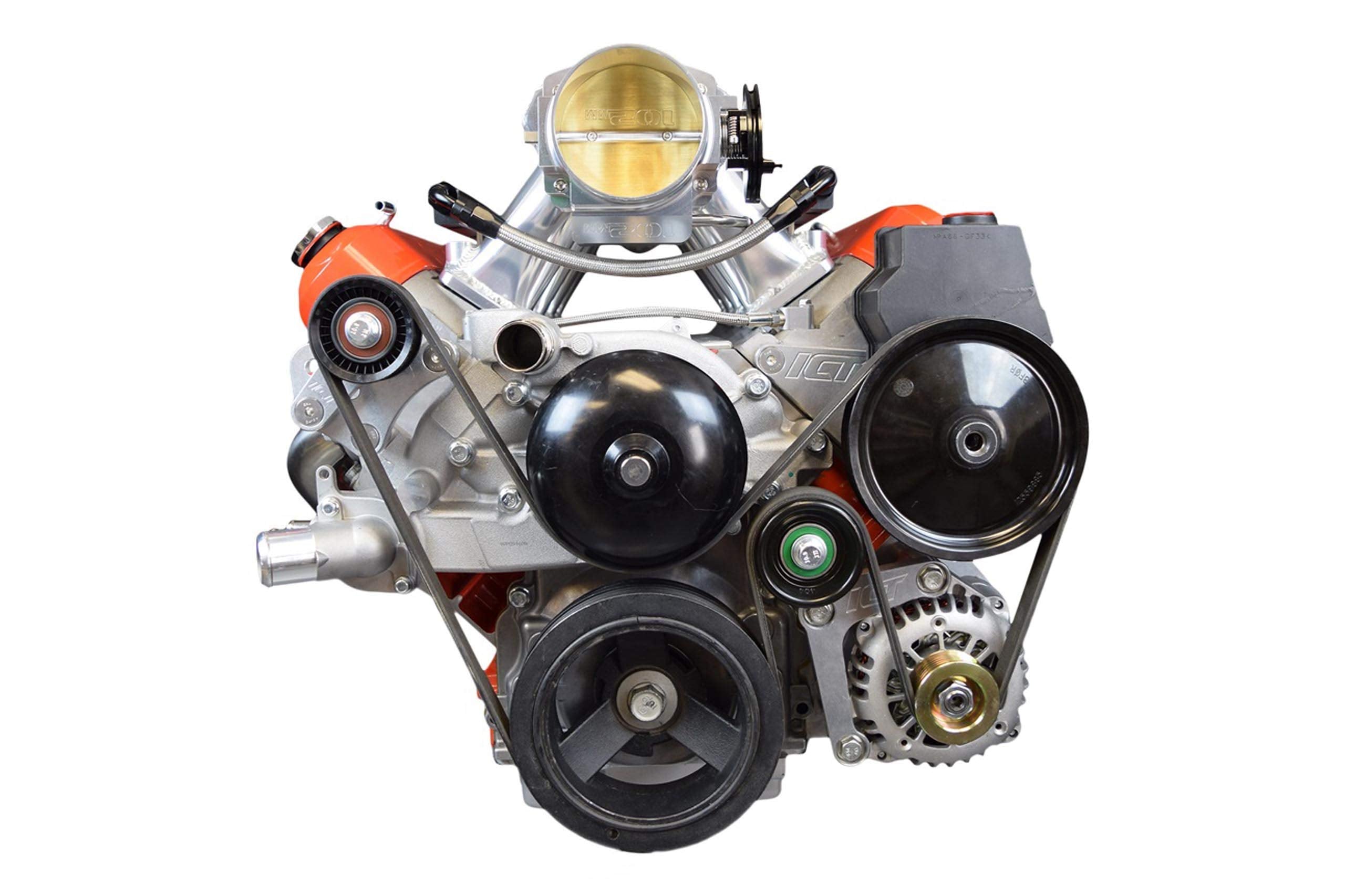 Ict Billet Ls1 Manual Belt Tensioner W/Pulley - Compatible With 1998 1999 2000 2001 2002 Camaro Z28 Ss Firebird Formula Trans Am