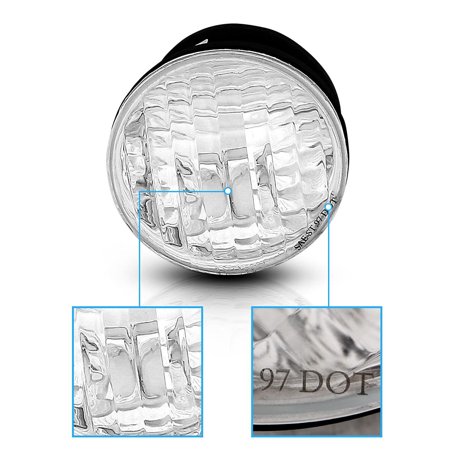 Amerilite Inner Trunk Light Clear For 2001-2005 Lexus Is-300 - Passenger And Driver Side