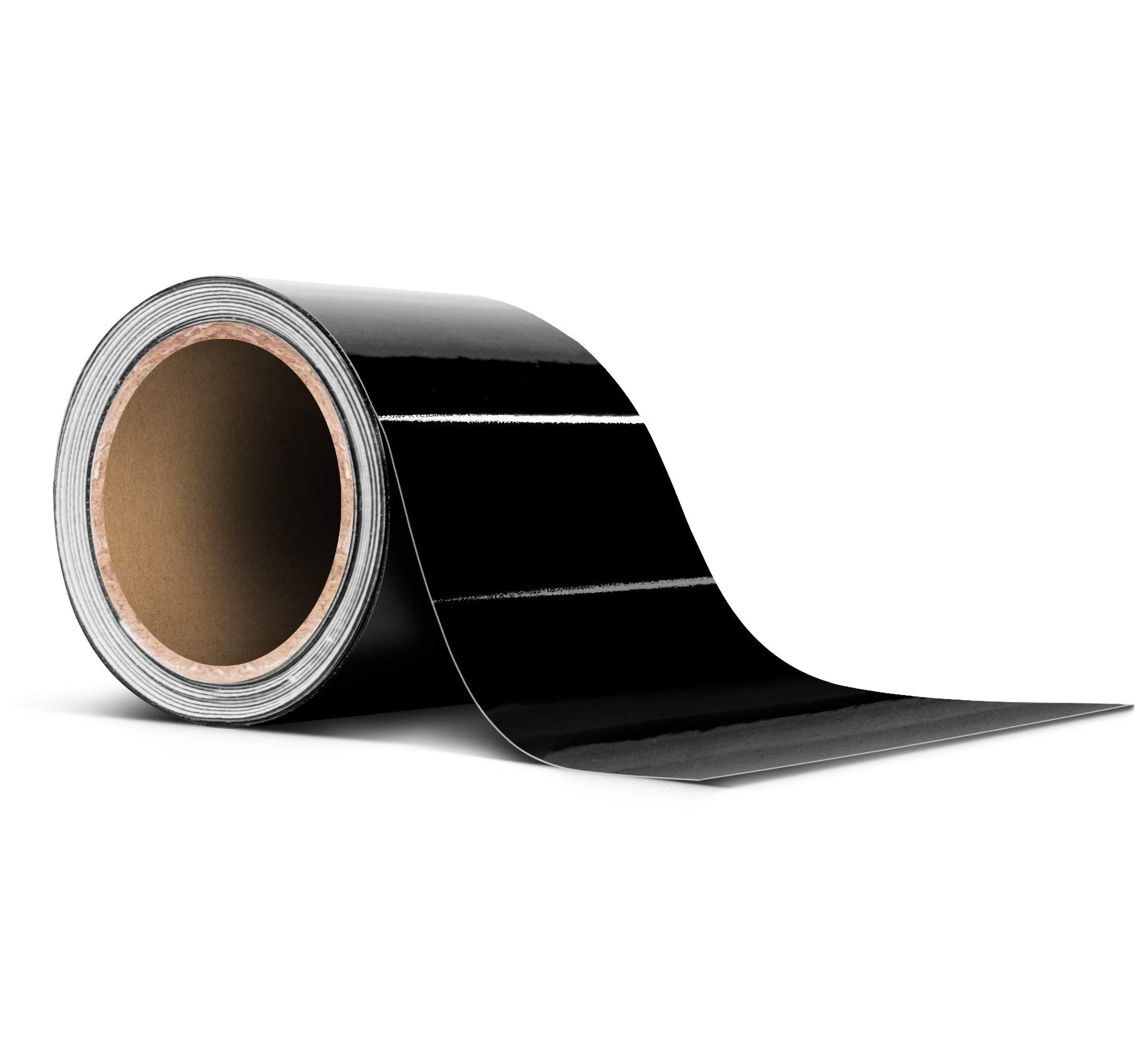 Vvivid Gloss Vinyl Detailing Wrap Tape 2 Inch X 20Ft Diy Roll (Gloss Black)