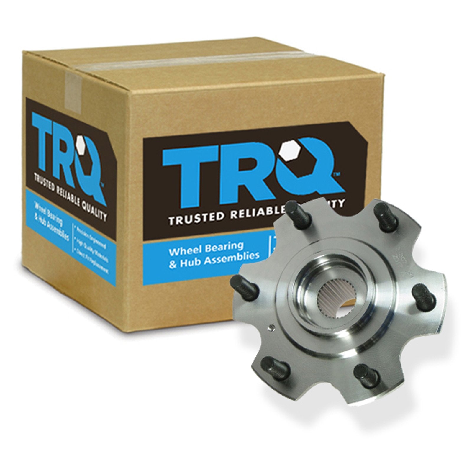 Trq Front Wheel Bearing & Hub Assembly With Abs Sensor Compatible With 2001-2006 Mitsubishi Montero