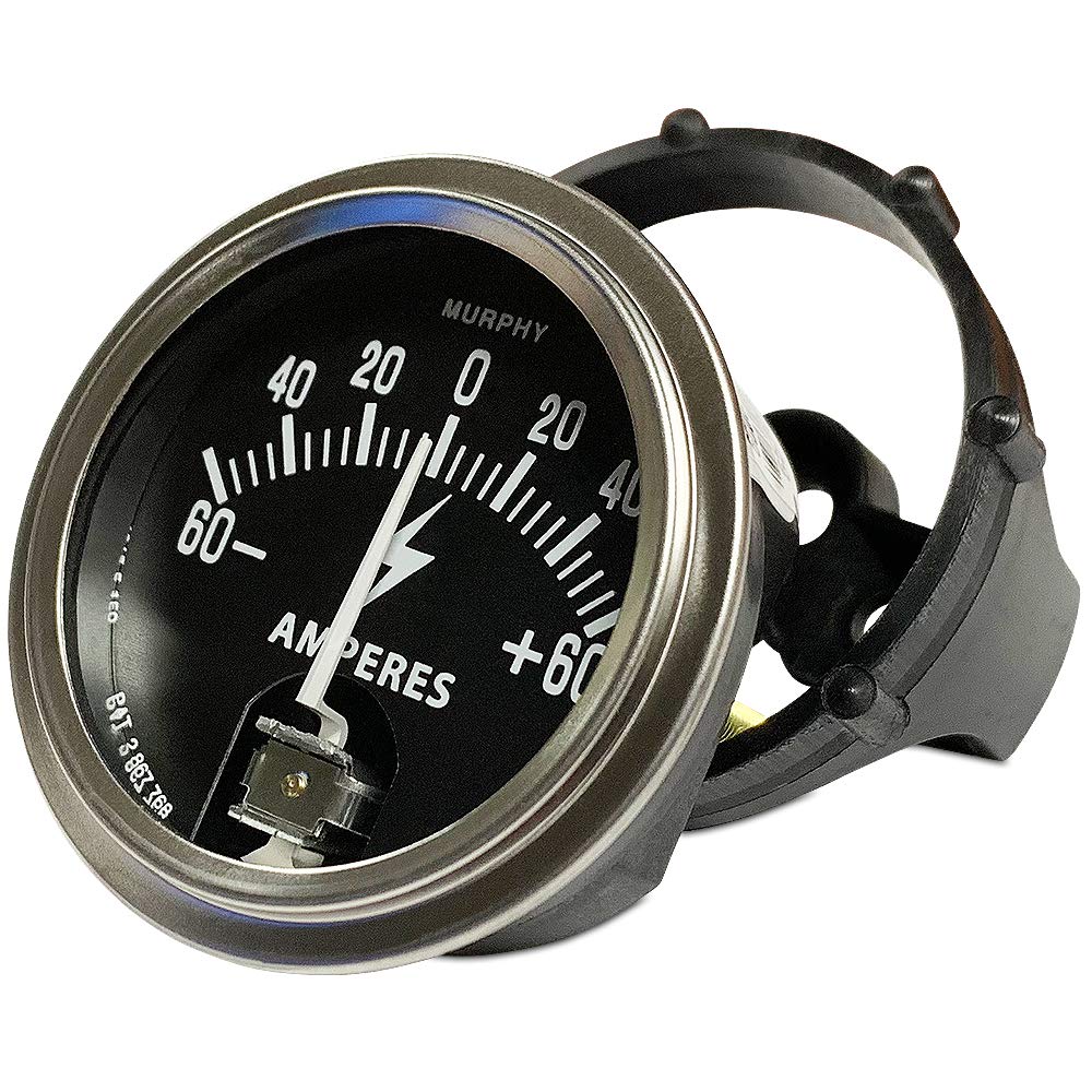 Murphy By Enovation Controls 60-0-60 Ammeter, +/-60 Amps (65700259)
