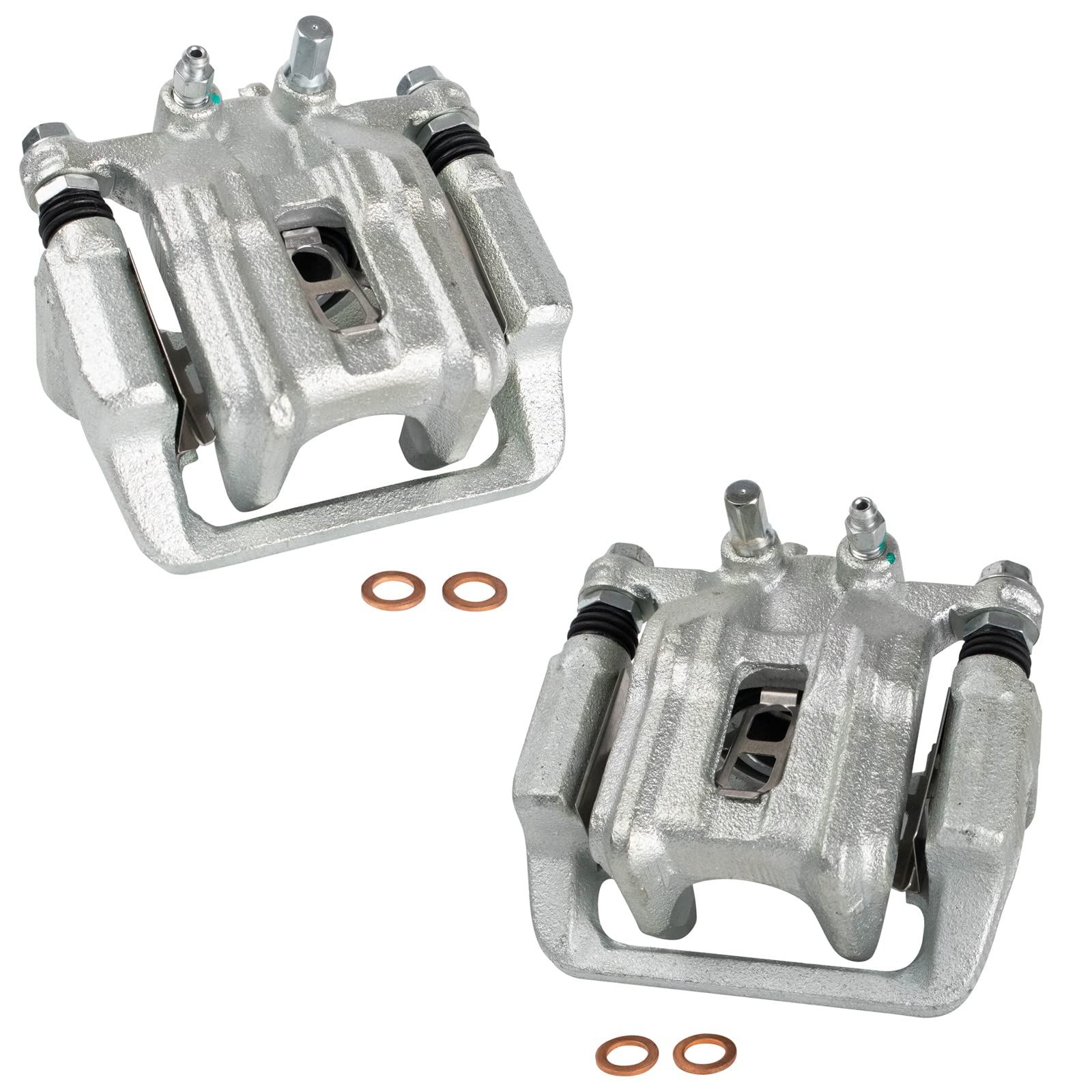Trq Rear Brake Caliper Set Compatible With 2005-2006 Honda Cr-V