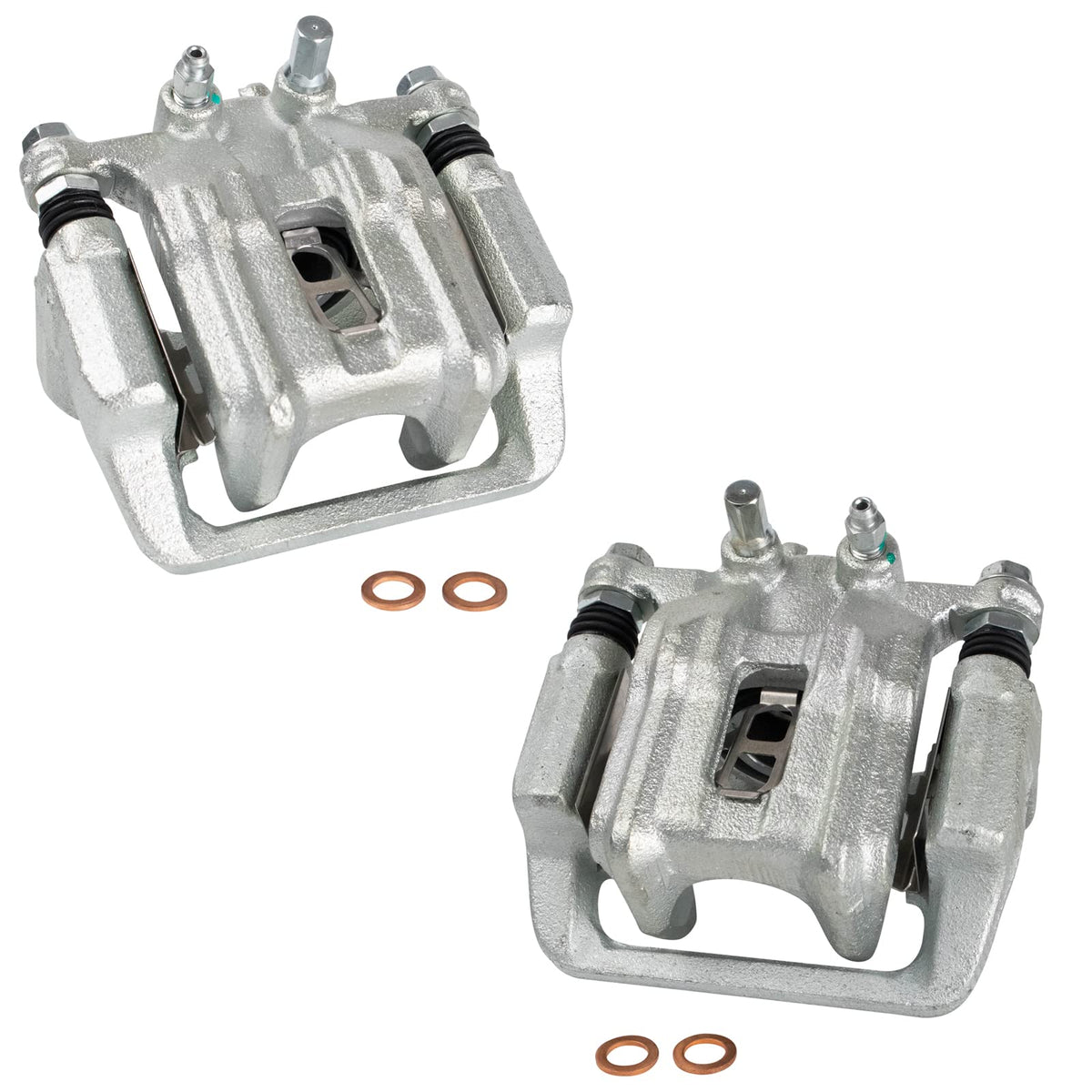 Trq Rear Brake Caliper Set Compatible With 2005-2006 Honda Cr-V