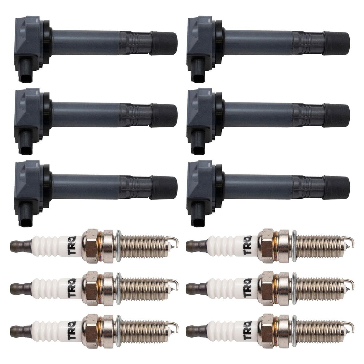 Trq Ignition Kit Ignition Coil Spark Plugs Compatible With 2017-2020 Acura Mdx 2016-2018 Rdx 2013-2017 Honda Accord 2013-2015 Cr