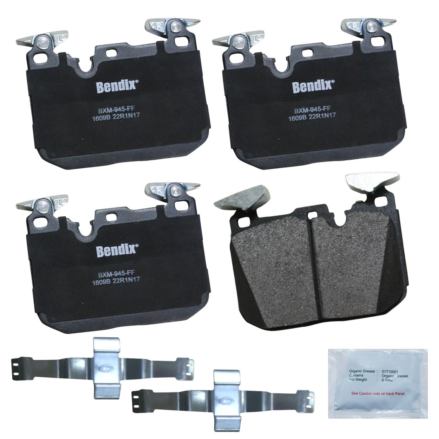 Bendix Priority1 Cfm1609B Semi-Metallic Front Brake Pads For Select Models Bmw 228I,Xdrive,230I,320I,328I,330I,335I,Gt 340I,428I