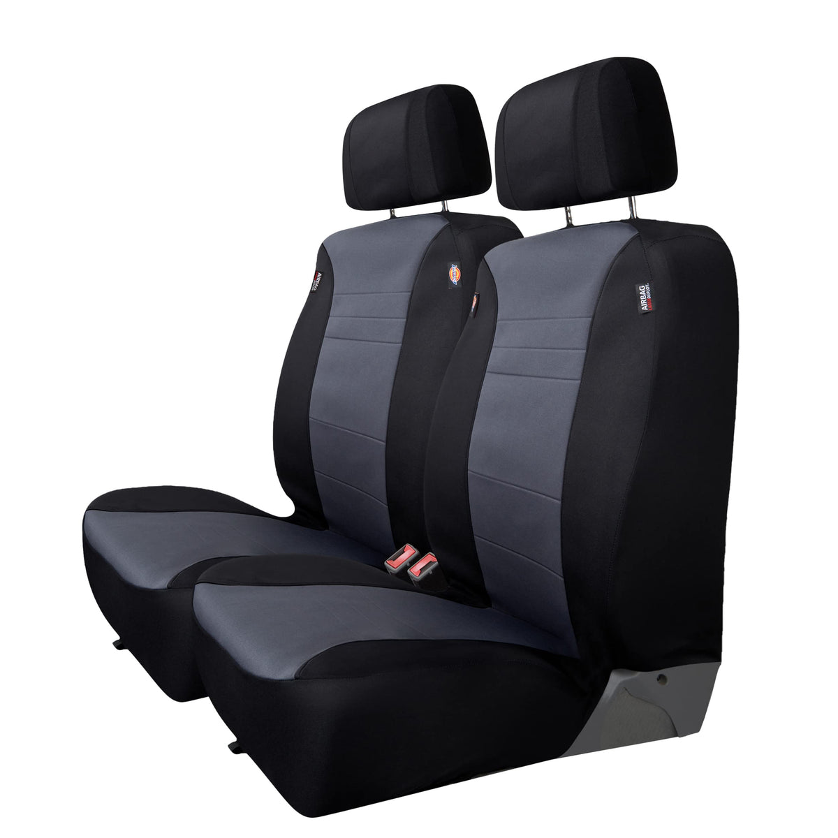 DICKIES 2-Piece Aquablock Seat Covers, Water-Resistant Seat Covers for Car, Truck, SUV, Heavy-Duty Automotive Seat Covers, Unive