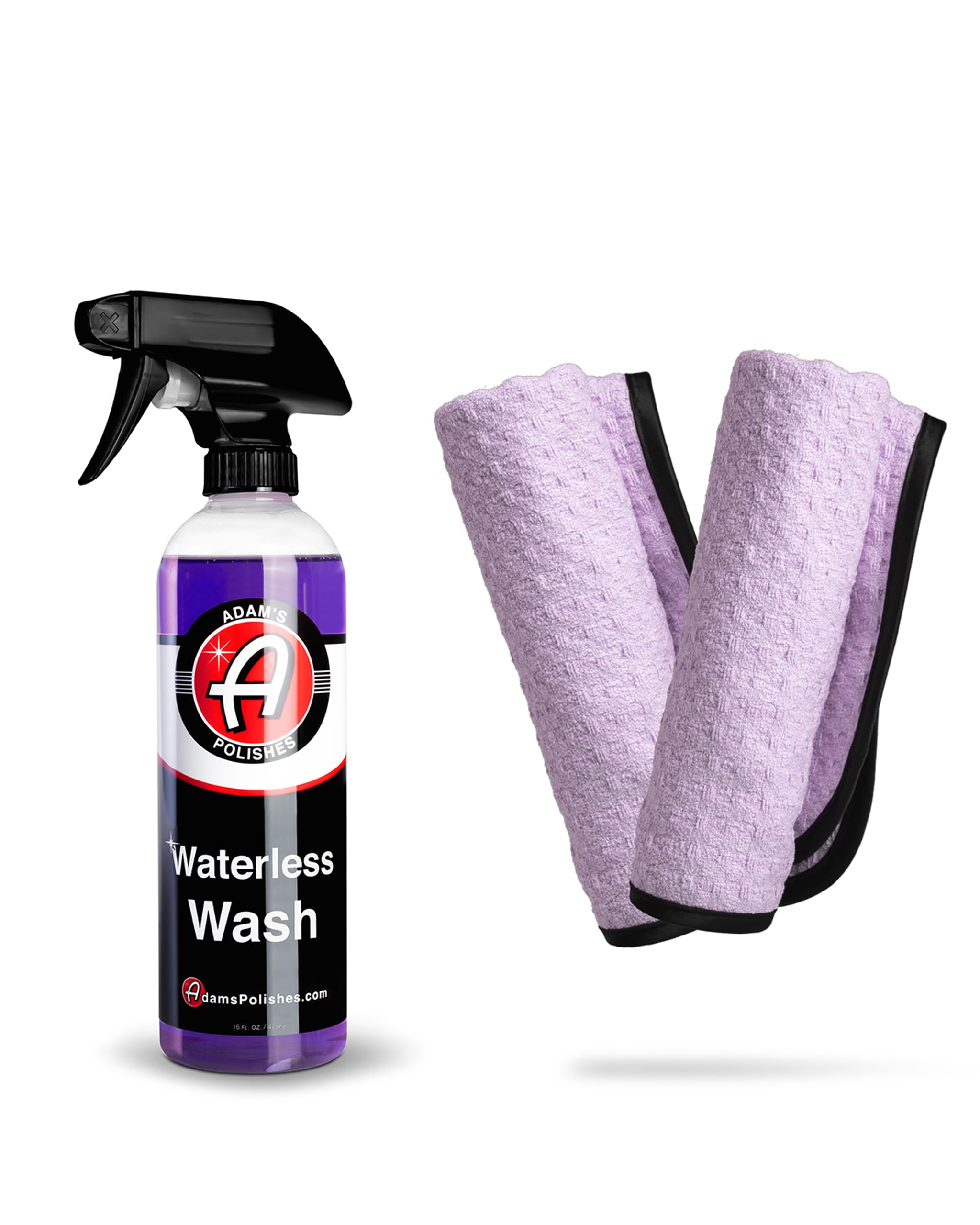Adam'S Polishes Waterless Car Wash - Made With Advanced Emulsifiers And Special Lubricants - Eco-Friendly Waterless Car Washing With No Hoses, Water & Messes (Combo)