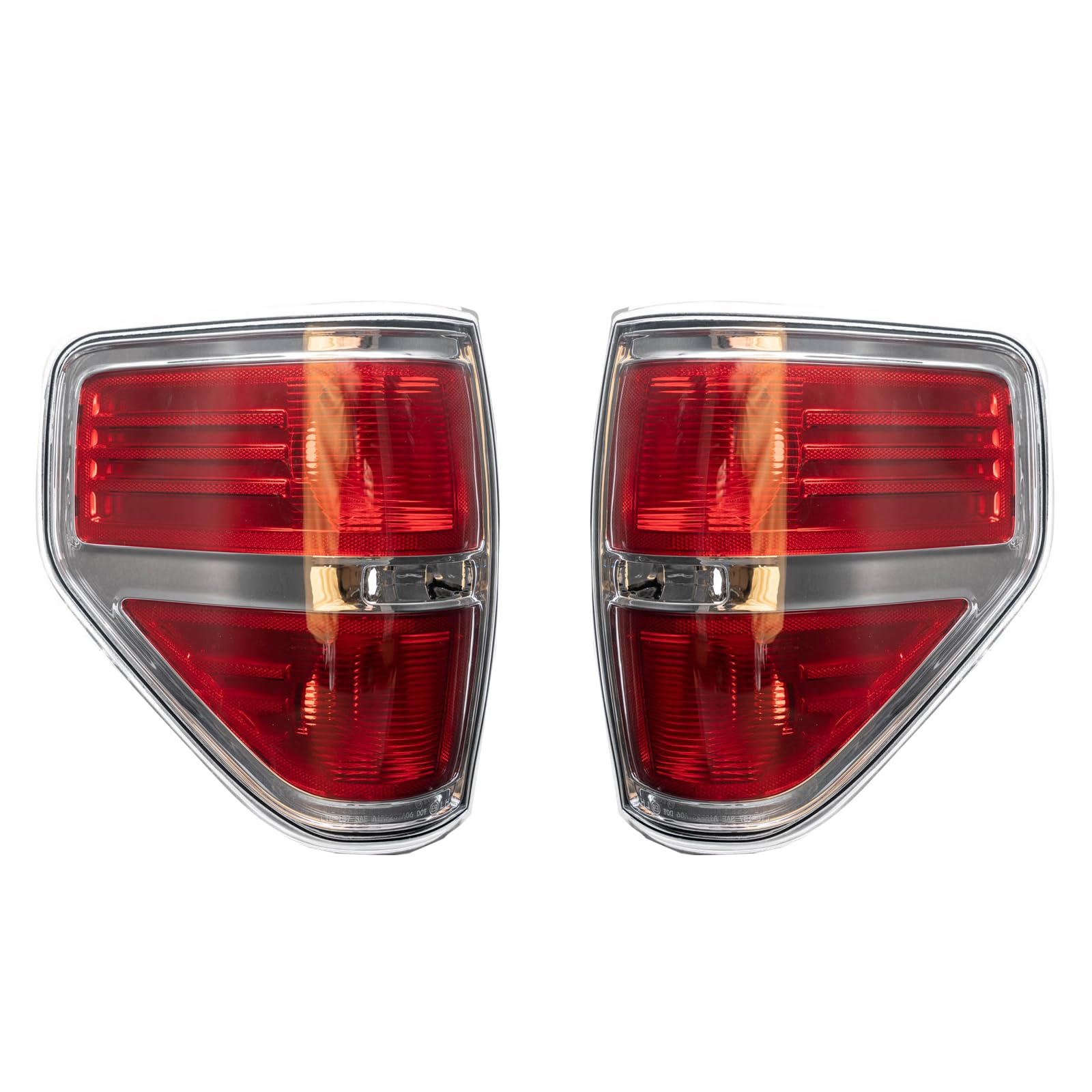 Passenger And Driver Side Rear Tail Light Assembly Compatible With 2009-2014 Ford F150 F-150 Styleside Replace# Bl3Z13404Ab Bl3Z