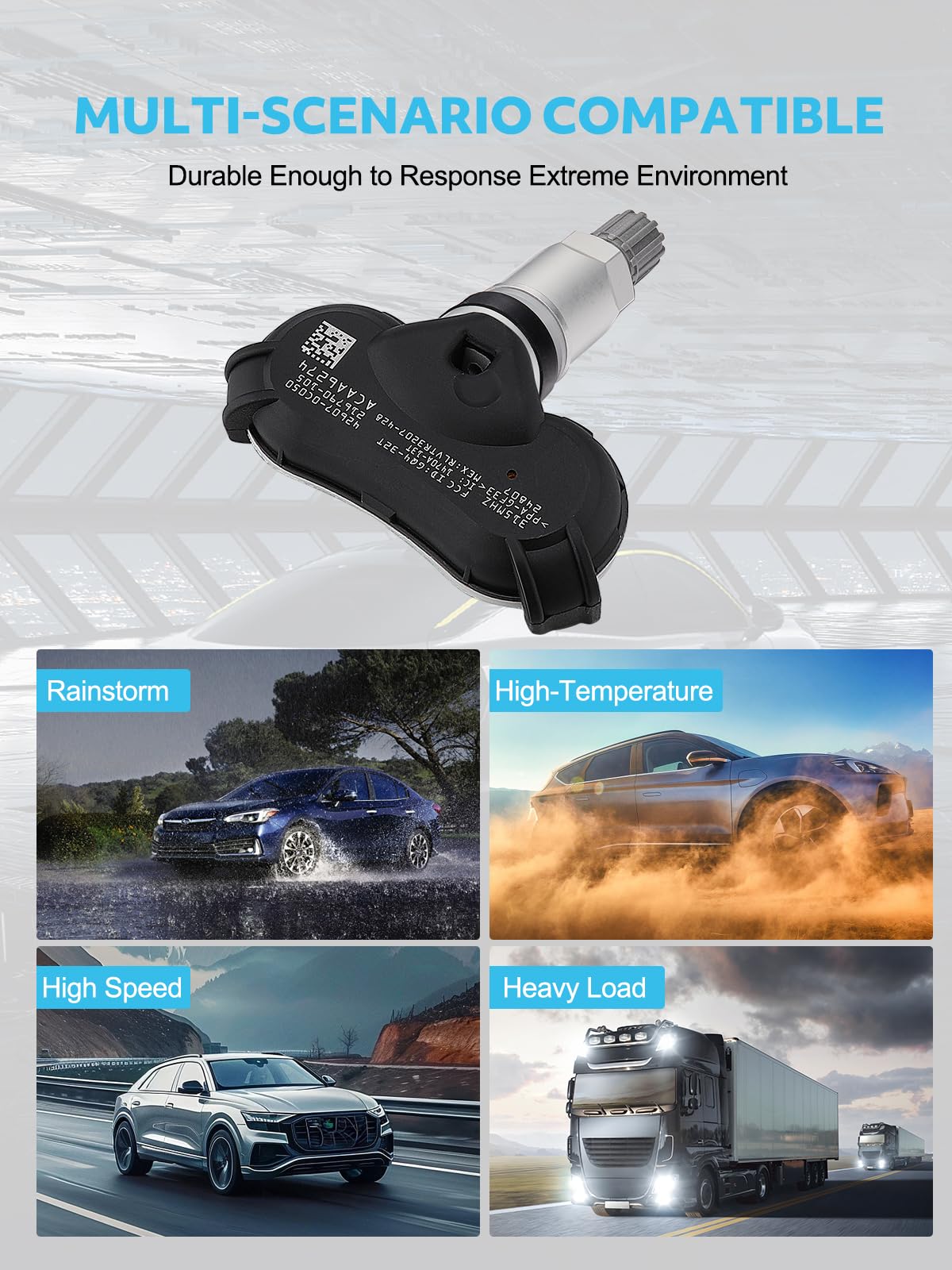 TAUTOY 42753SNAA81 Tire Pressure System TPMS Sensor for Honda Civic Odyssey Touring Insight Fit Element CR-Z Acura CSX 2008-2011