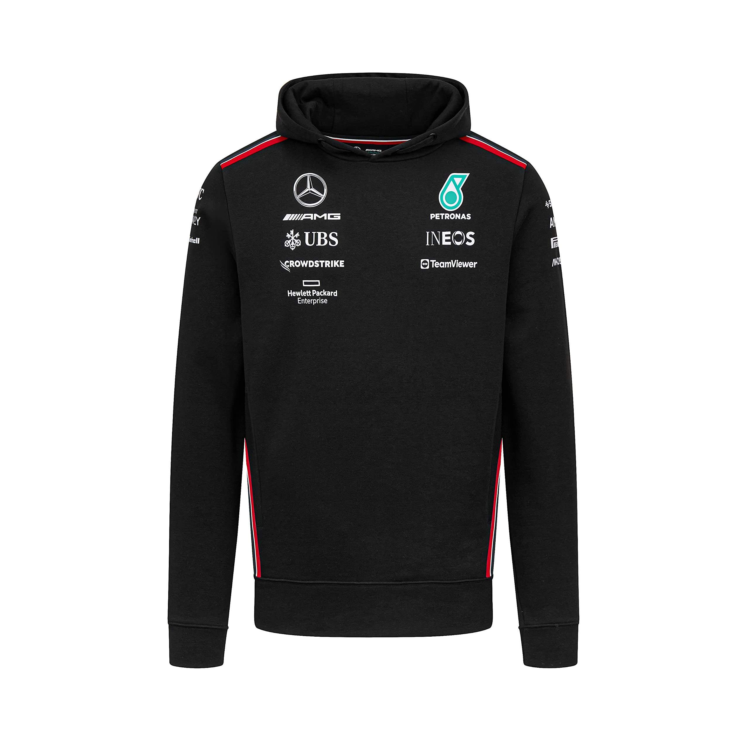 Mercedes Amg Petronas Formula One Team - 2023 Team Hoodie - Black - Men - Size: L