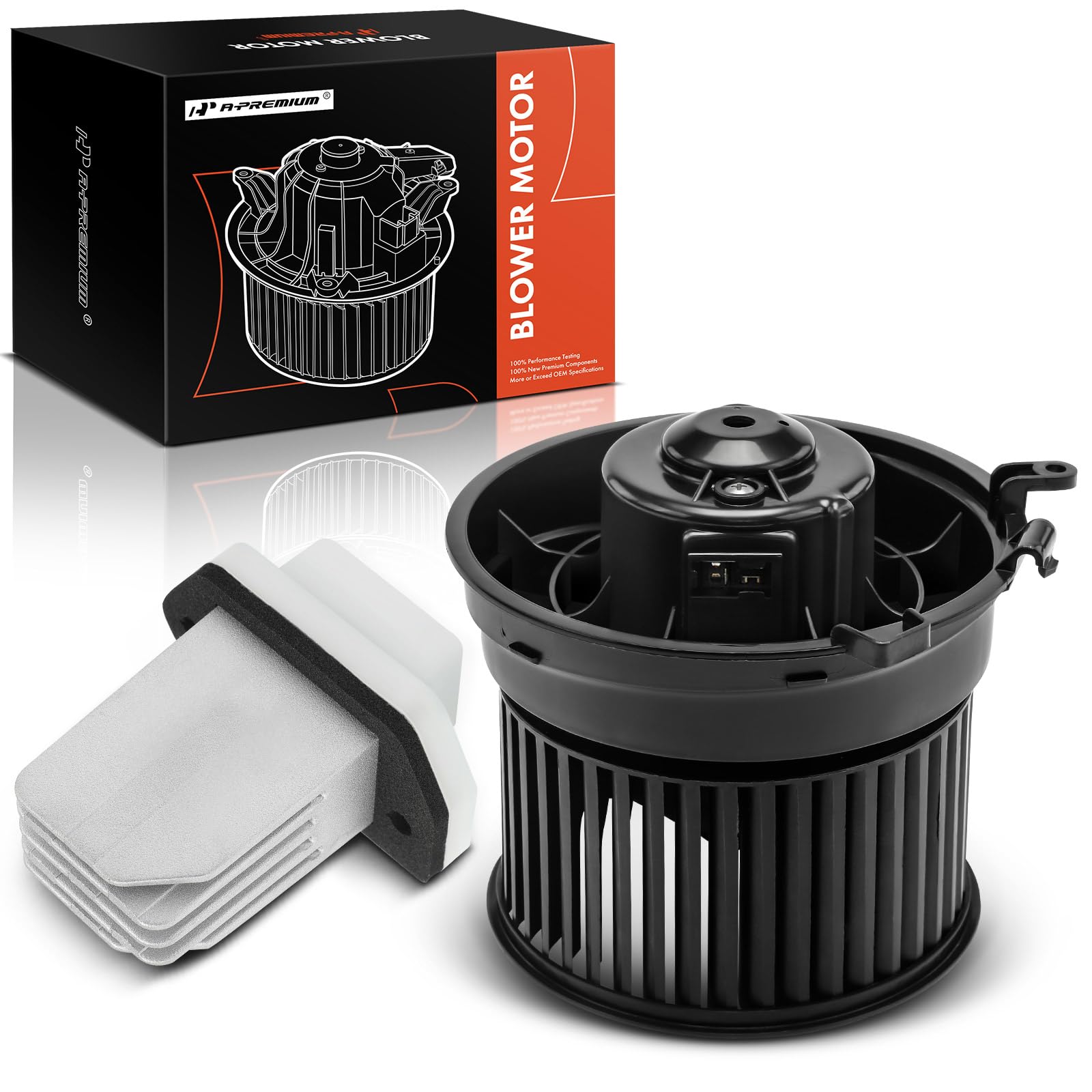 A-Premium Hvac Heater Blower Motor And Resistor Assembly Compatible With Nissan Rogue 2008-2013, Rogue Select 2014-2015, Sentra 