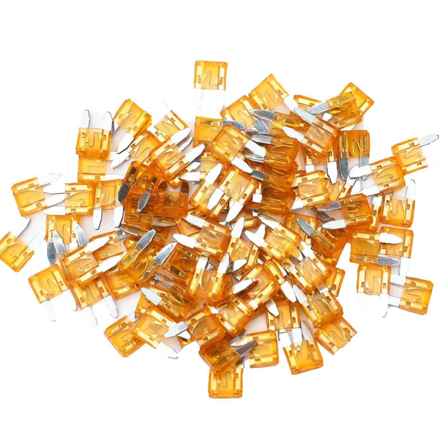 75 Pcs 5Amp Mini Fuse, 5 A Mini Car Blade Automotive Fuses for Car RV Truck SUV Motorcycle Boat