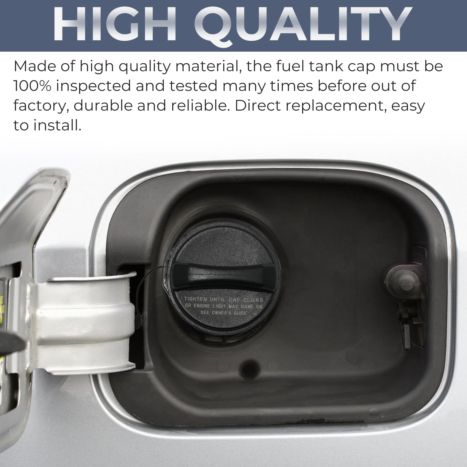 Gas Cap Replacement LR053665 for Land Rover 2012-2017 Range Rover Evoque, 2006-2014 Range Rover Sport, 2005-2009 LR3, 2010-2016