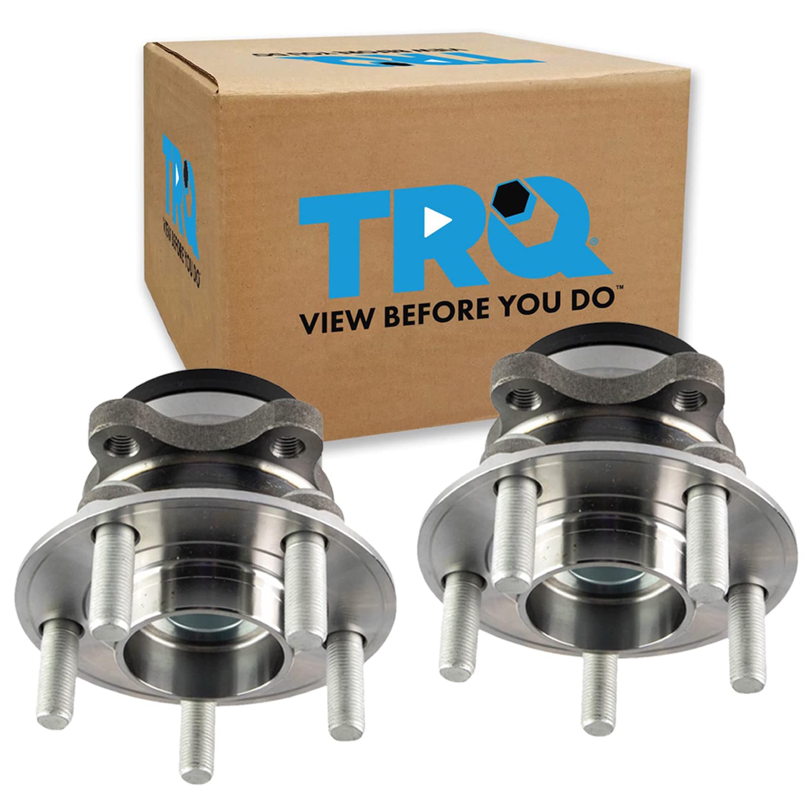 Trq Rear Wheel Hub Bearings Assembly Set Compatible With 2015-2021 Ford Edge 2017-2020 Lincoln Continental 2016-2018 Mkx 2019-20