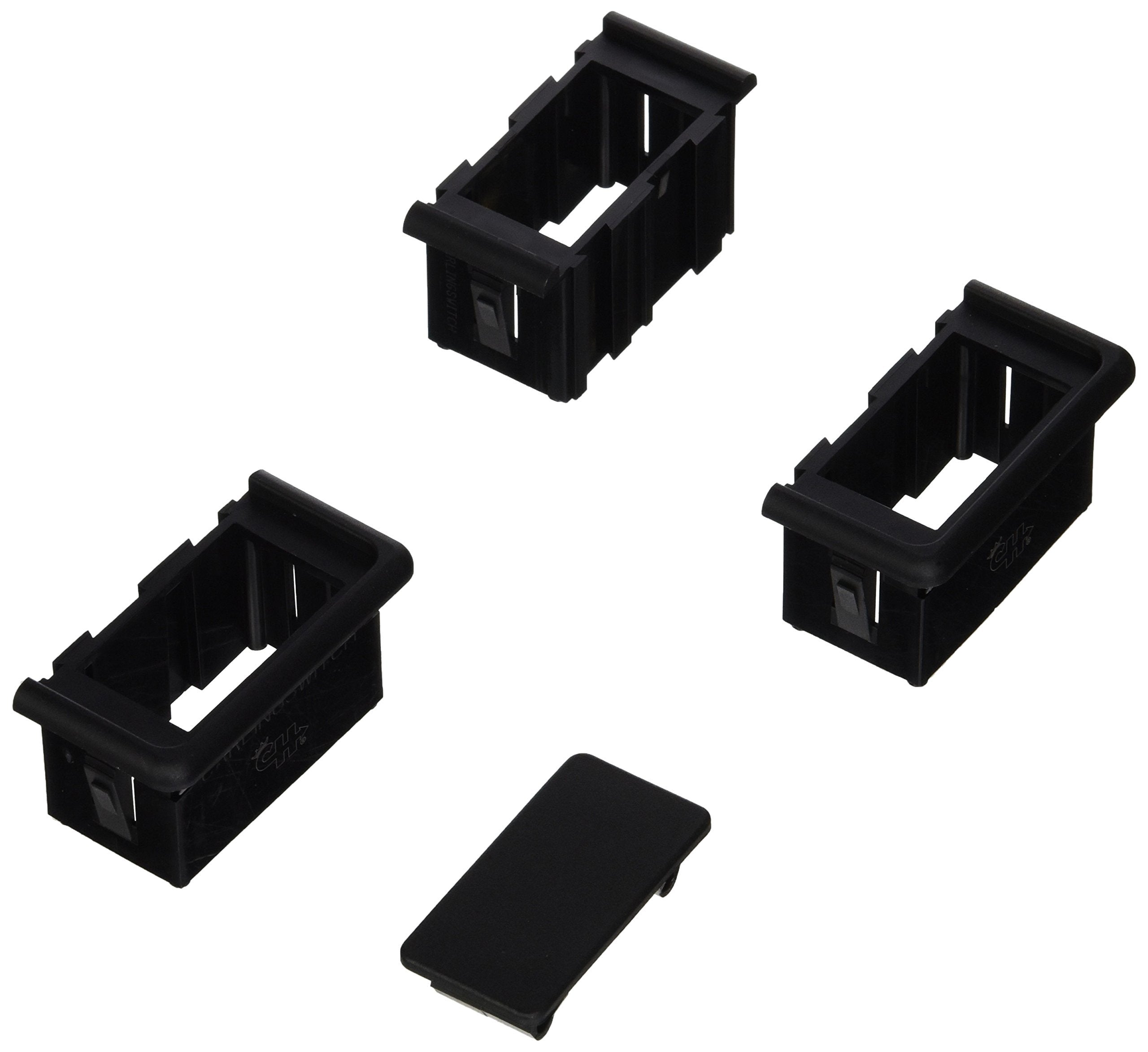 Cole Hersee Rocker Switch Bezel Kit 2 Ends & 1 Center