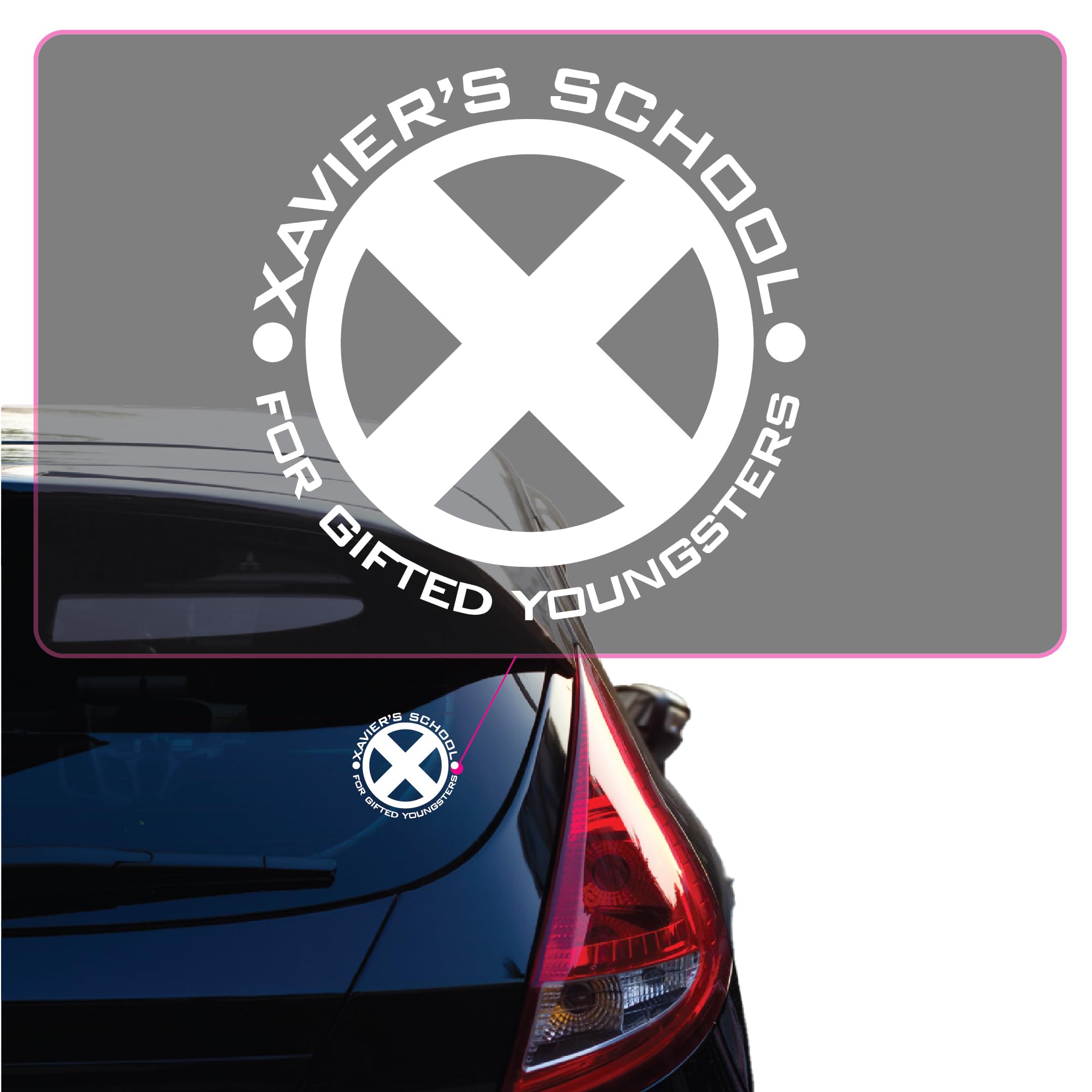 Yoonek Graphics Xavier'S School For Gifted Youngsters Inspired By X-Men Decal Sticker For Car Window, Laptop, Motorcycle, Walls,