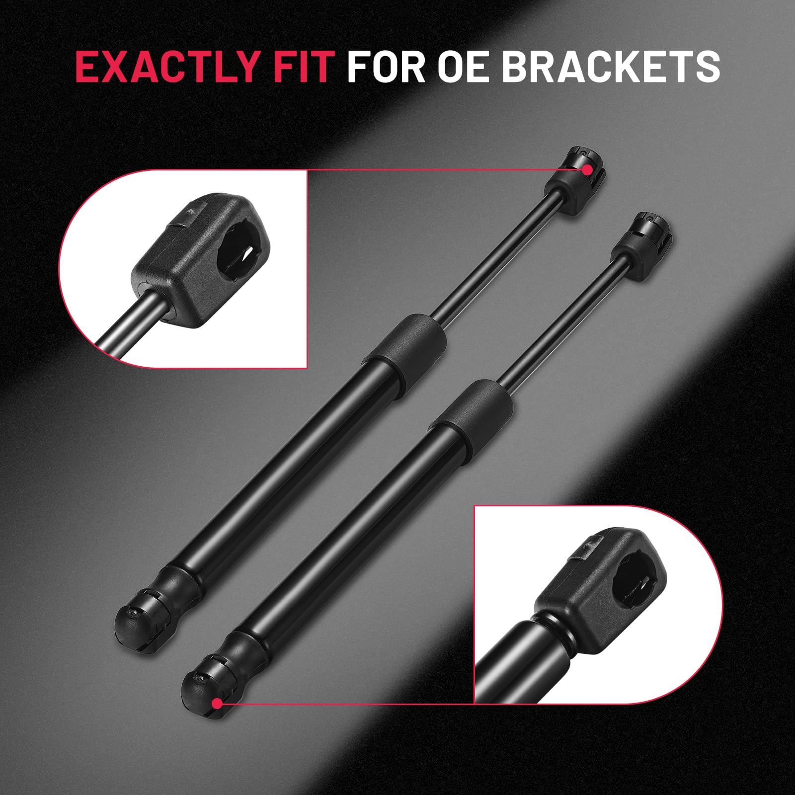 Bdfhyk Hood Lift Supports Struts Shocks Gas Springs 4182 Compatible With Nissan 2005-2015 Armada 2014 Pathfinder 2004-2015 Titan