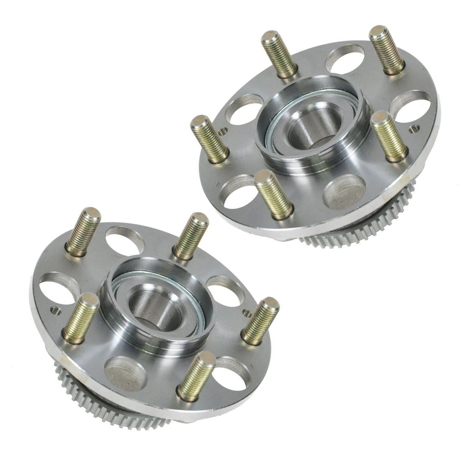 Trq Rear Wheel Hub Bearings Assembly Set Compatible With 2004-2008 Acura Tl 2003-2007 Honda Accord