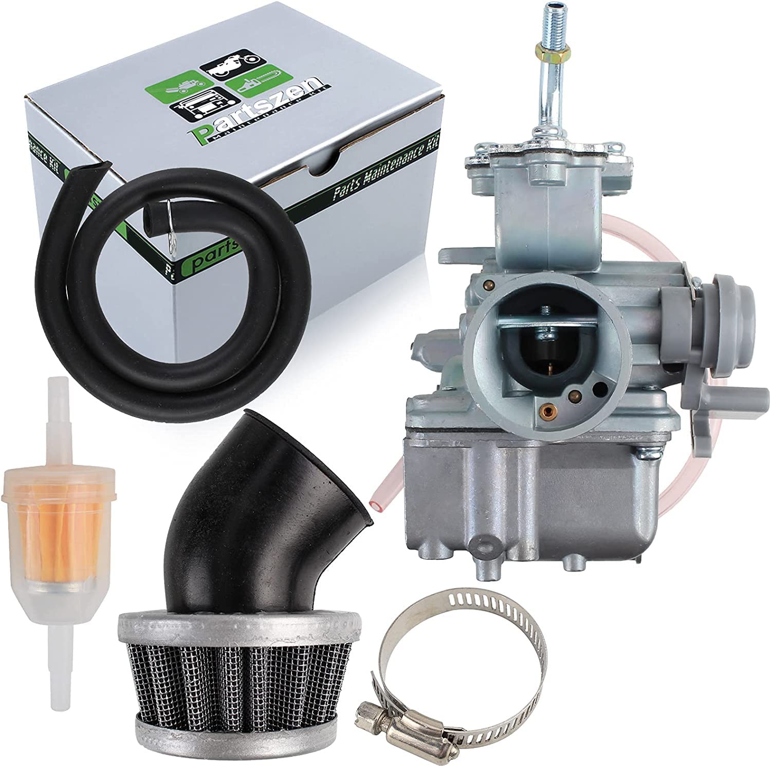 Partszen Carburetor Compatible With Yamaha Yfm50 Raptor 80 Yfm80 Yfm8 Raptor 50 With Air Gas Filter
