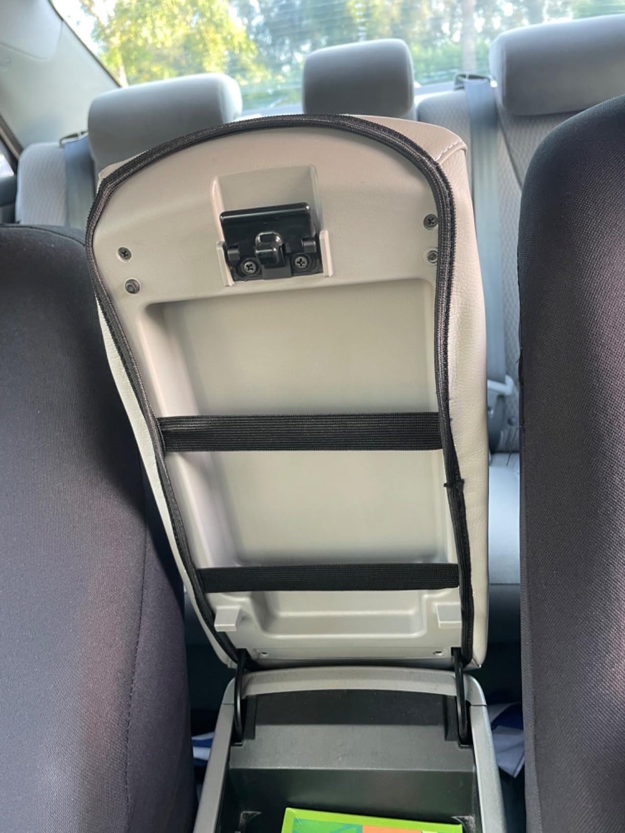 Aomsazto Gray Armrest Covers For 2007-2011 Toyota Camry