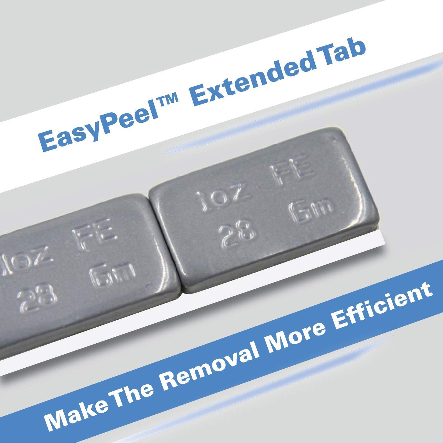 Ckauto 4 Boxes, 288 Pcs, 1Oz, Grey, Adhesive Stick On Wheel Weights,Easypeel Tape, 72 Oz/Box, Us Quality