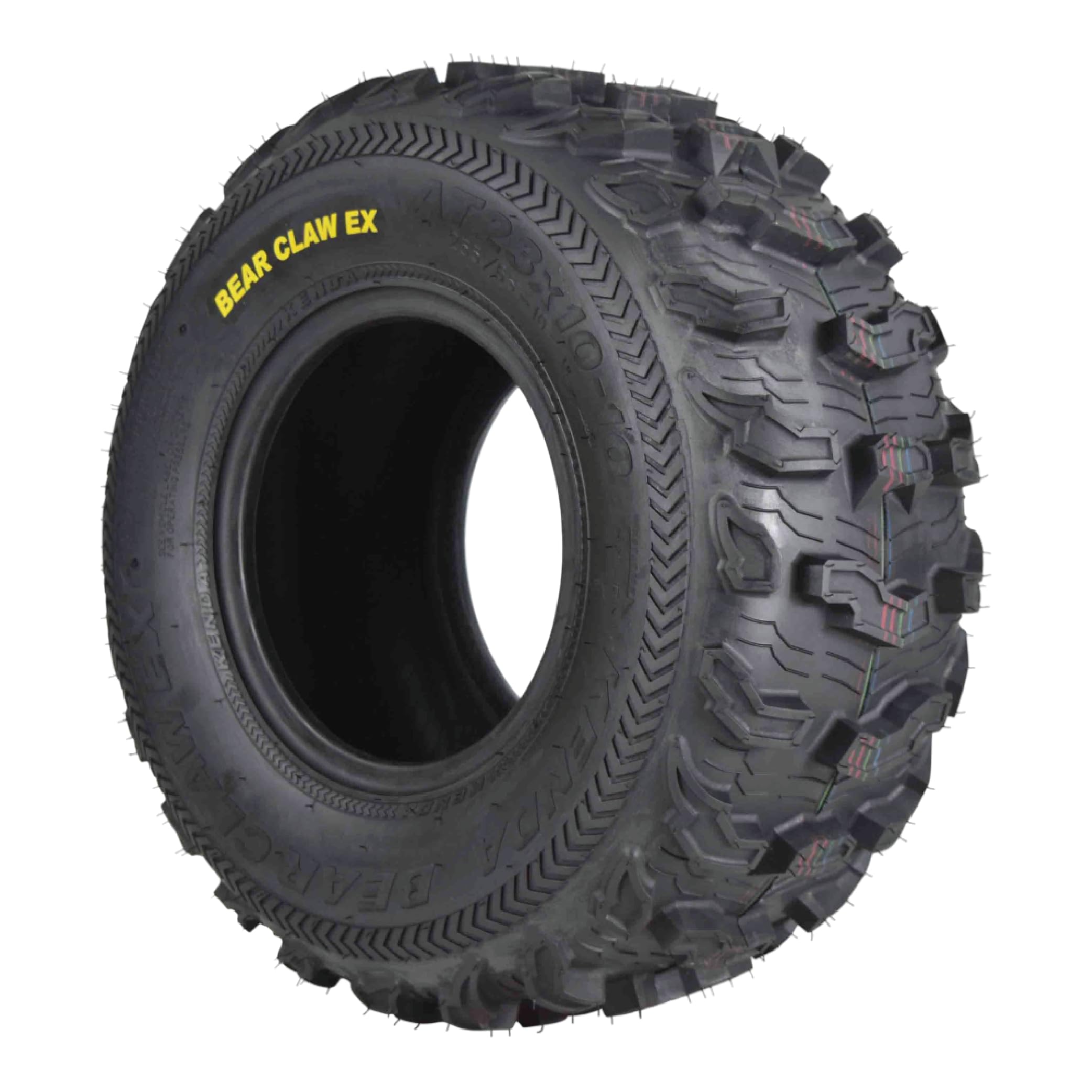 Kenda Bearclaw Ex K573-23X10-10 Rear Tire For All Terrain (Atv), Utv, And Side By Side (Sxs) Vehicles - 6-Ply - Bear Claw Ex 23X