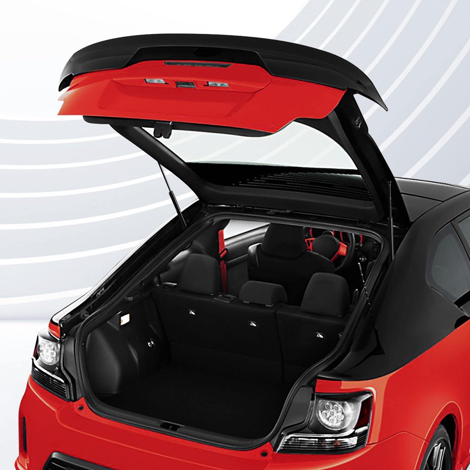 Vepagoo 4597 Hatchback Struts For 2005-2010 Scion Tc Trunk Gas Shocks - 95411 Rear Liftgate Lift Support Arms Supports, 015653 (