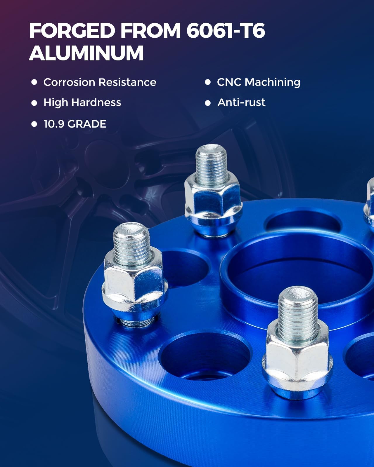 KAX 5x5 Wheel Spacers,Forged 1.5 inch 5 Lug Hub Centric Wheel Spacers with M14x1.5 Studs 71.5mm Hub Bore,fit for Grand Cherokee,