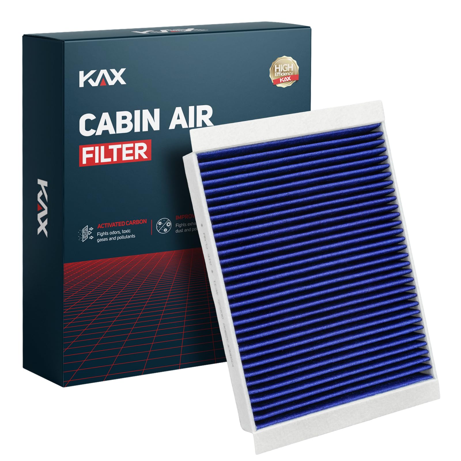 Kax Premium Cabin Air Filter, Cf12152 Replacement For Mustang 2015-2023, (2024 Only 5.0L) Strong Adsorption W/Upgraded Activated