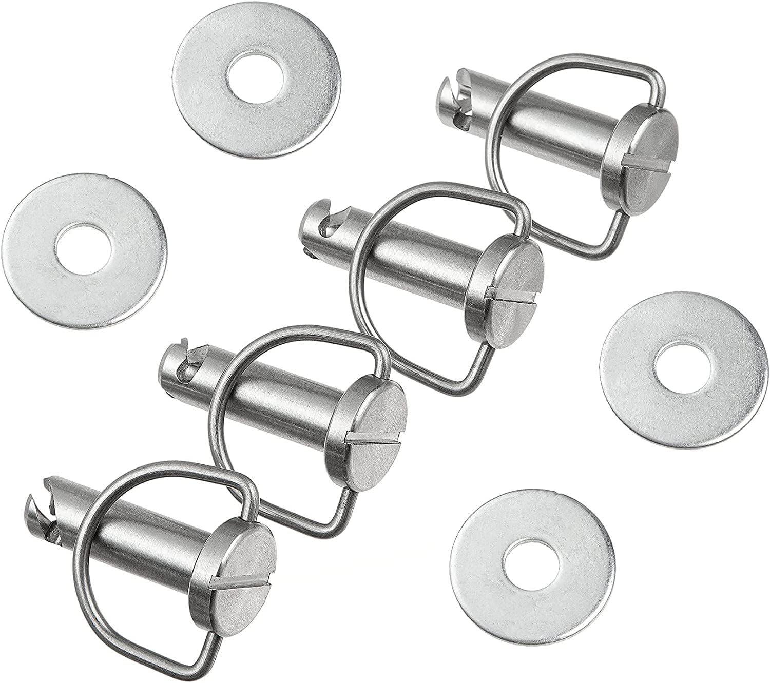 Vpzmt Fastener-1/4 Turn With Washers, Saddlebag Mounting Pin Bolts/Saddle Bag Fasteners Pins For Harley Touring Softail Road King Electra Street Glide (Fastener-1/4 Turn With Washers)