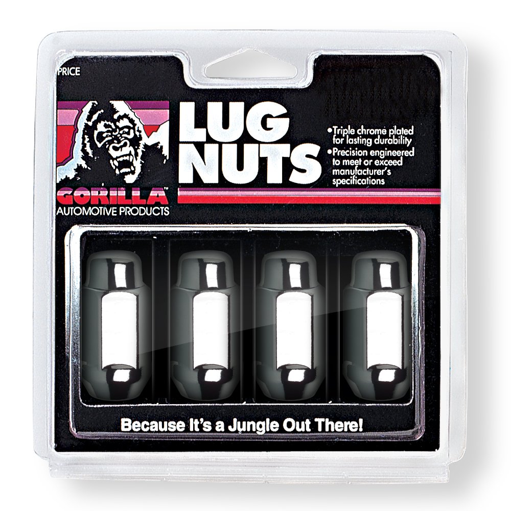 Gorilla Automotive 91107XL Extra Long Acorn Bulge Lug Nuts (14mm x 2.00 Thread Size)