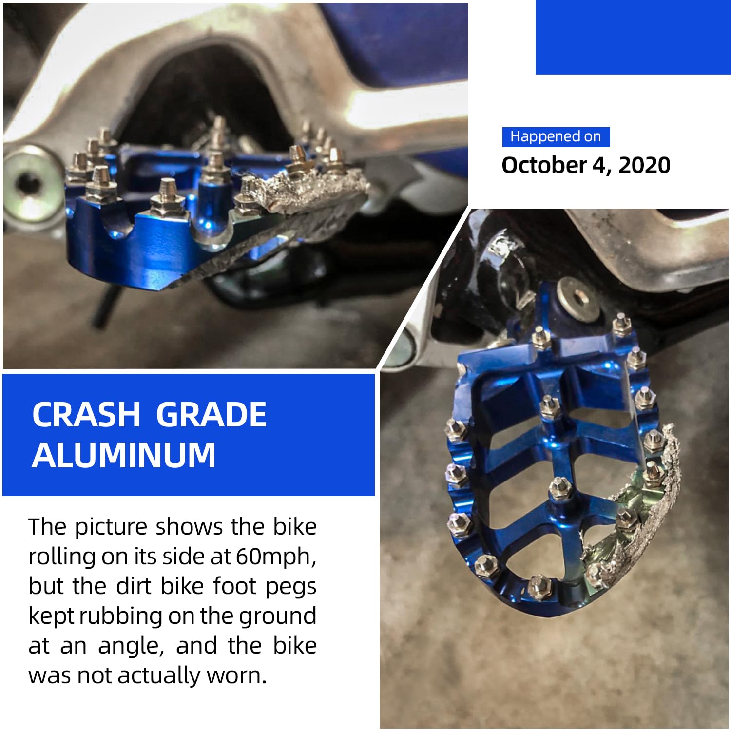 CHANGCHENG Dirt Bike Foot Pegs Motorcycle Footpegs Foot Pedals Rests CNC for Sur Ron Light Bee S/X Segway X260 X160 Talaria Stin