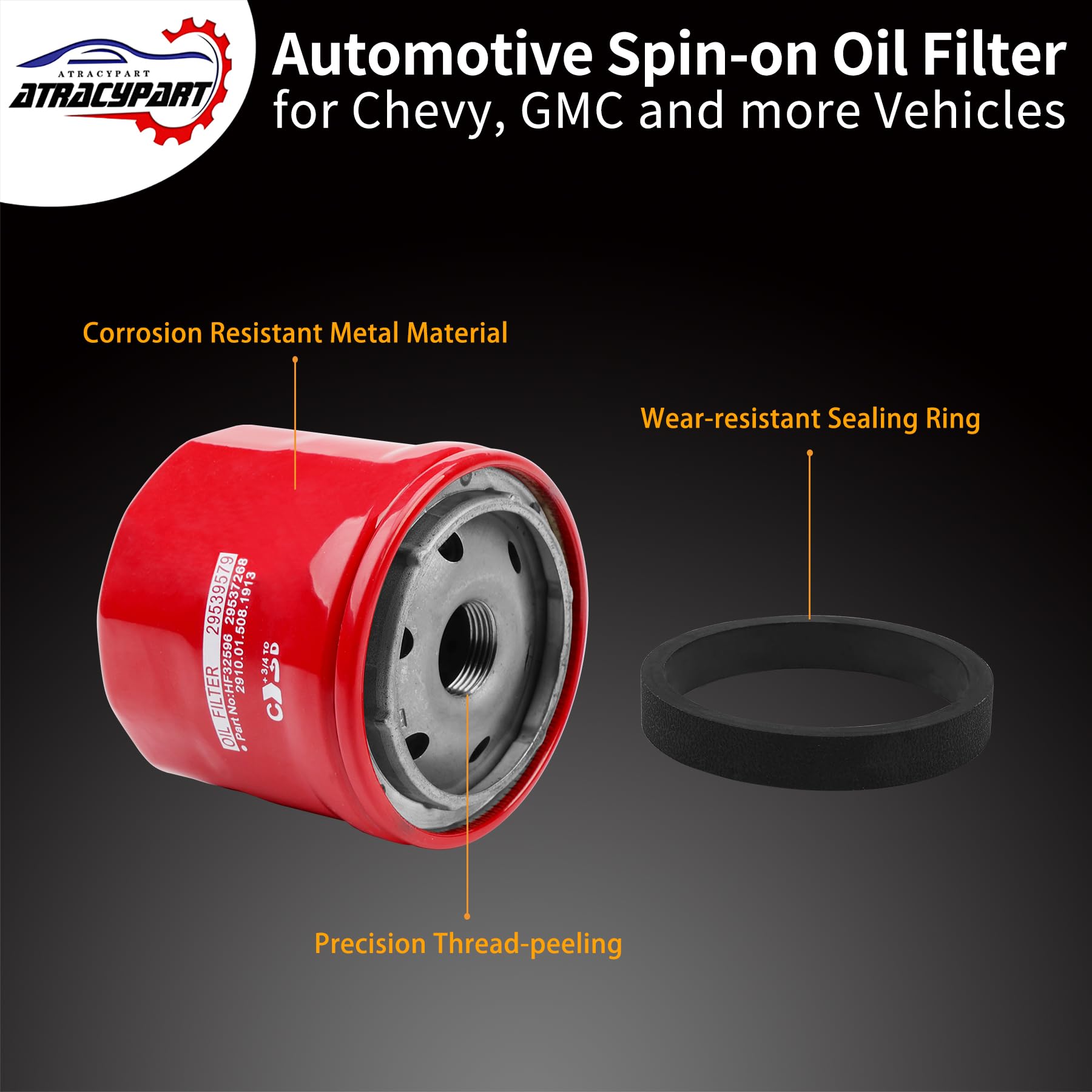 29539579 Transmissions Filter Compatible With Allison 1000 2000 2400 Series, Fit for 01-19 Chevy Silverado/GMC Sierra 2500HD, 03