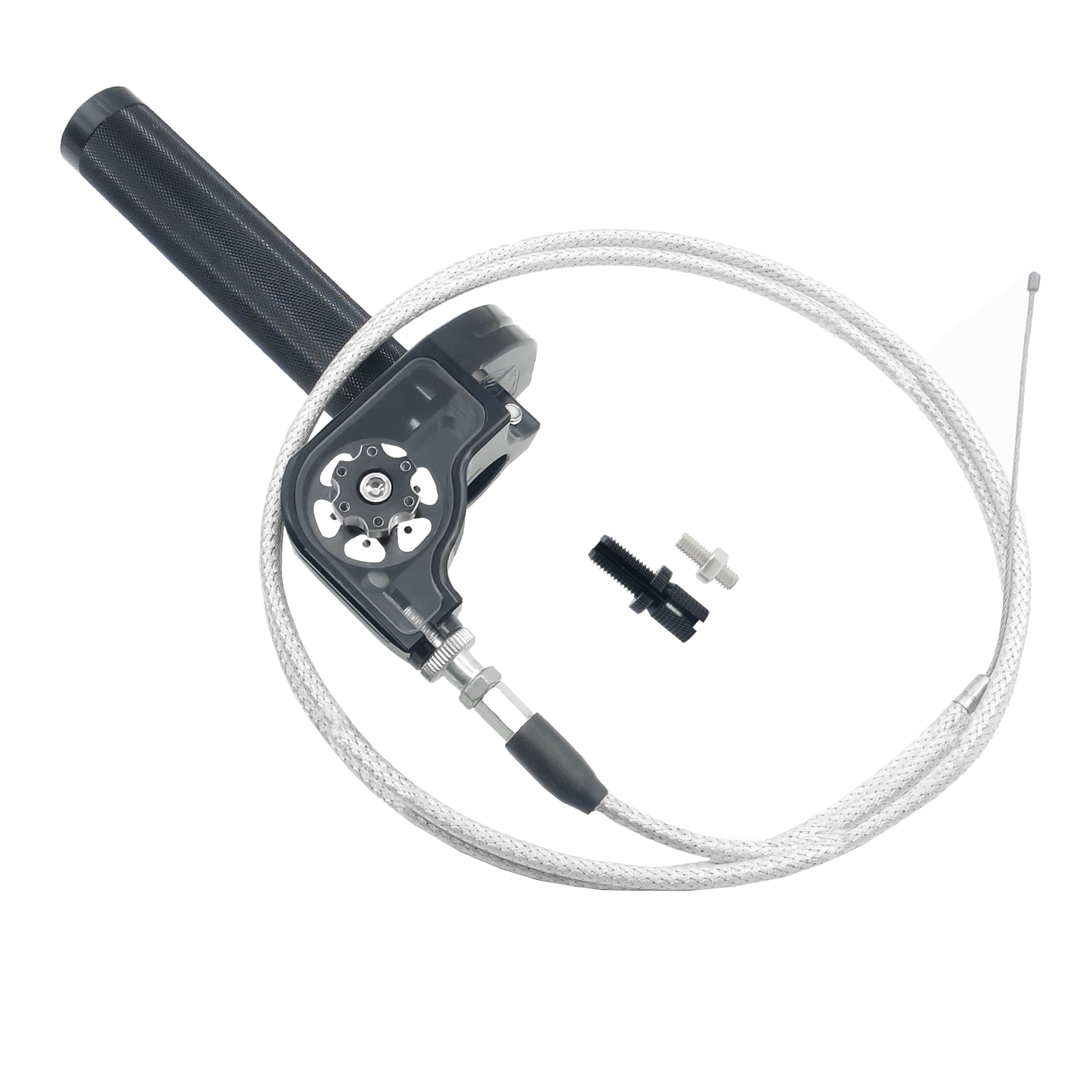 Motorcycle Throttle Grip 7/8'' 22Mm Cnc Aluminum Quick Twister With Throttle Cable For Klx Cr Crf Exc Xr Crf50 Crf230 50 70 110