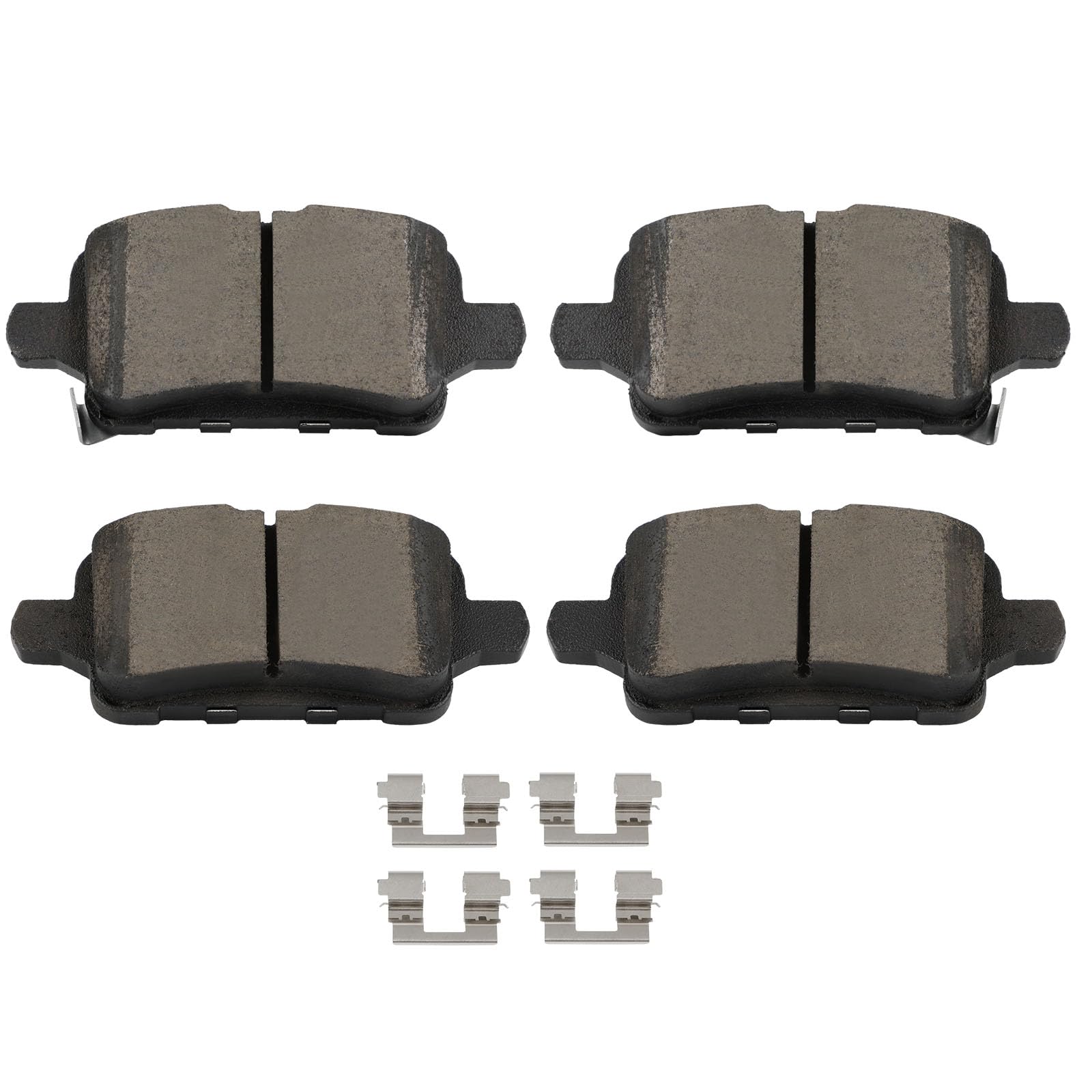 Scitoo D1915 Rear Ceramic Brake Pads Sets W/Hardware Replacement For Buick For Regal Tourx 2018-2020,For Chevrolet For Equinox 2