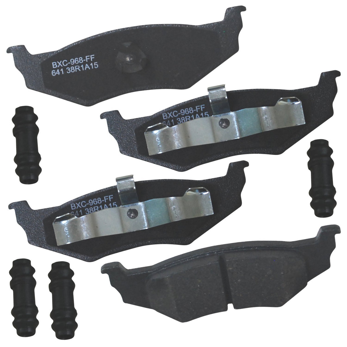 Bendix Premium Sbc641 Ceramic Rear Brake Pads For Select Models Chrysler 300M, Cirrus, Intrepid, Neon, Pt Cruiser, Sebring, Stra