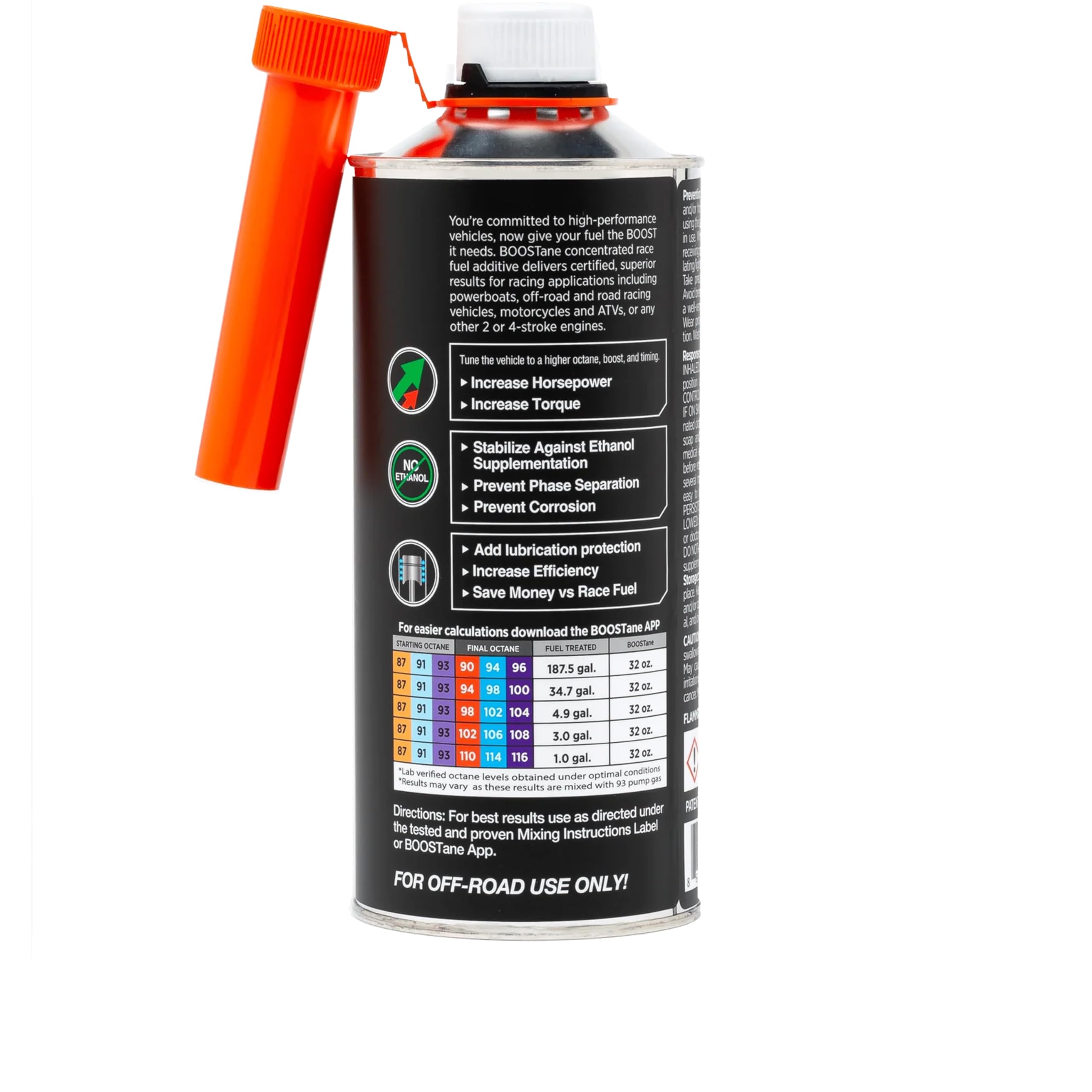 Boostane Professional Octane Booster, Formulated To Increase Octane For High-Performance Race Engines, 32Oz (1 Pack)