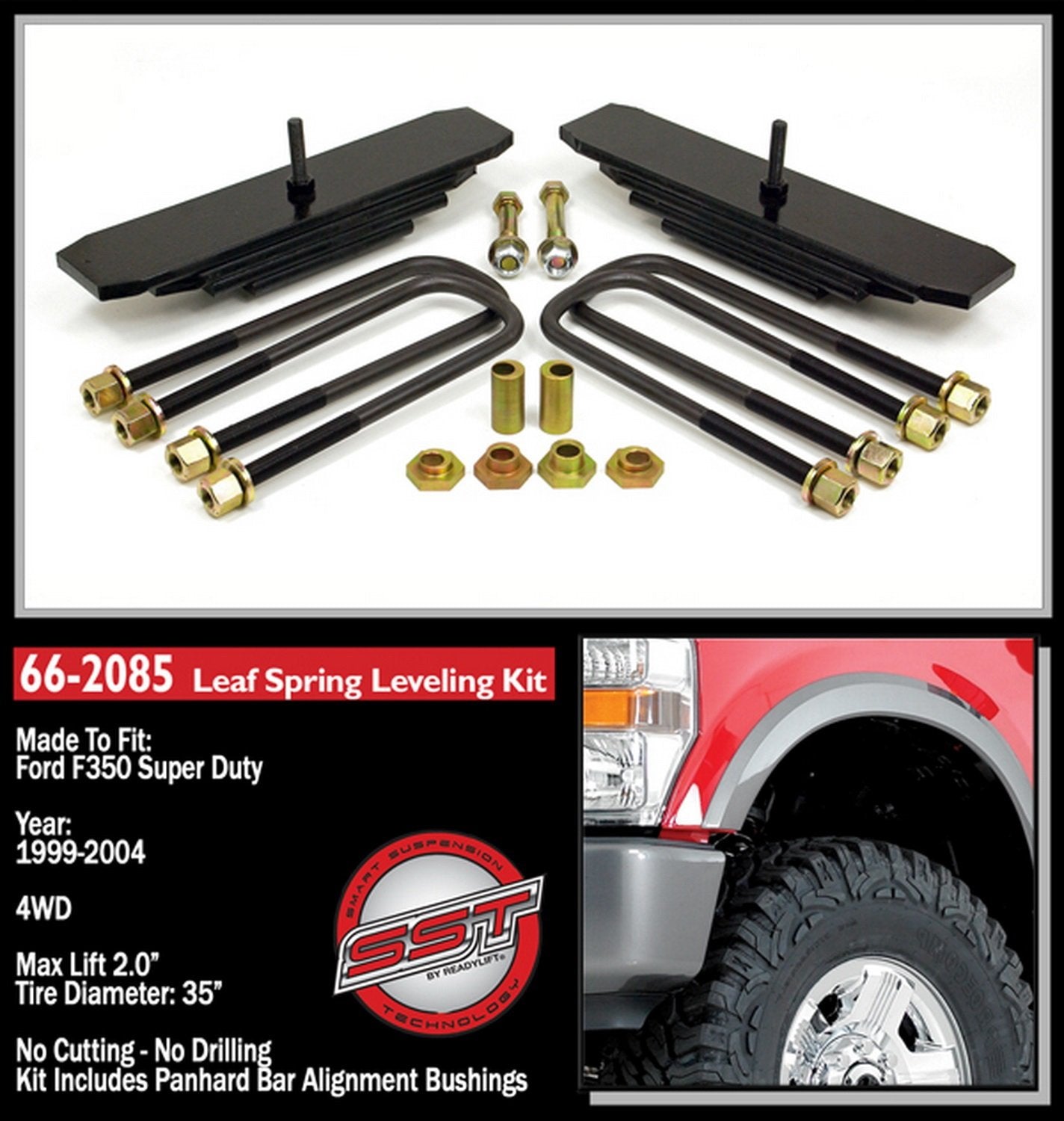 Readylift Suspension Rl 2'' Leveling Kit - Ford - 66-2085