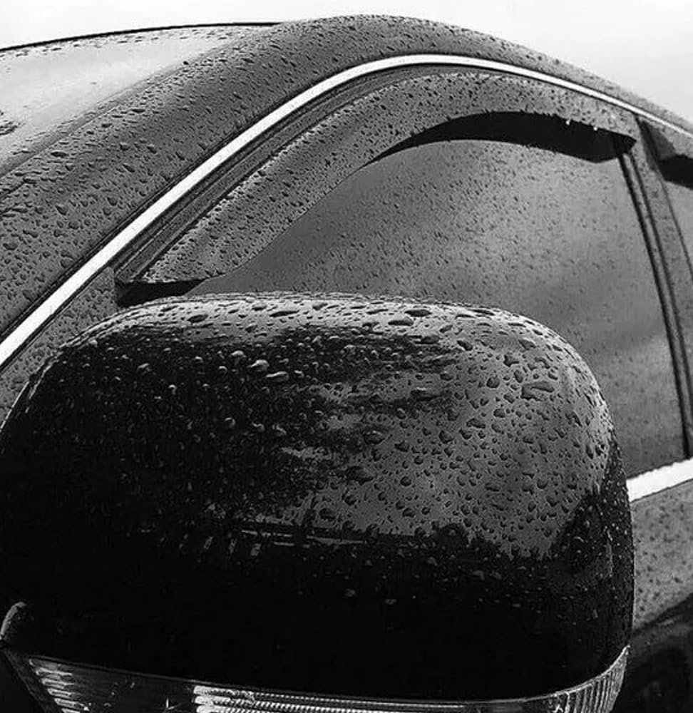 Darodcar Window Visors Rain Guards for Mitsubishi Eclipse Cross 2018-2025, Dark Smoke Tint, 4pcs Acrylic Vent Deflectors