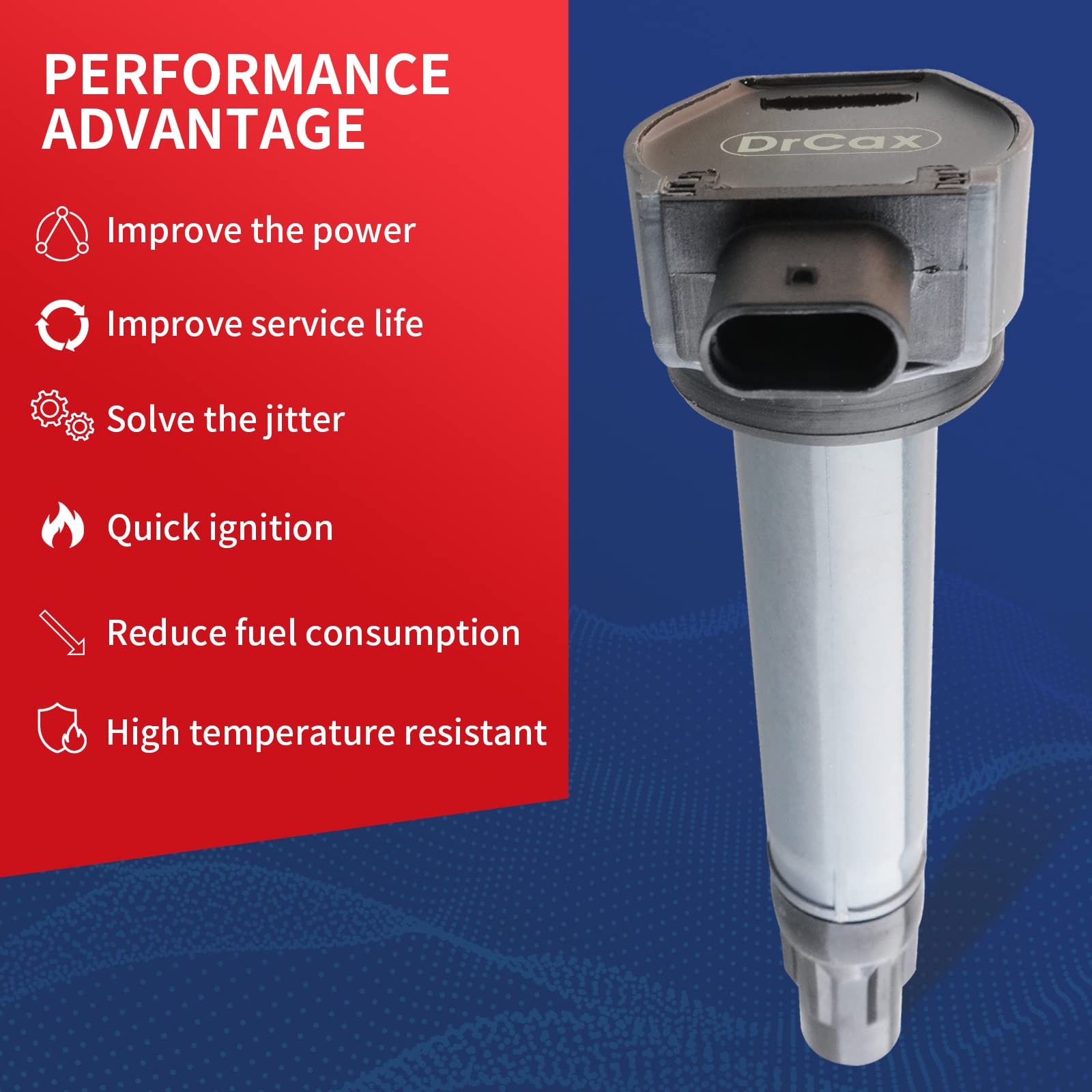 Drcax Oem Ignition Coil Uf557 C1587 5C1644 Compatible With Chrysler Jeep 200 Sebring Avenger Caliber Journey Compass Patriot Rep