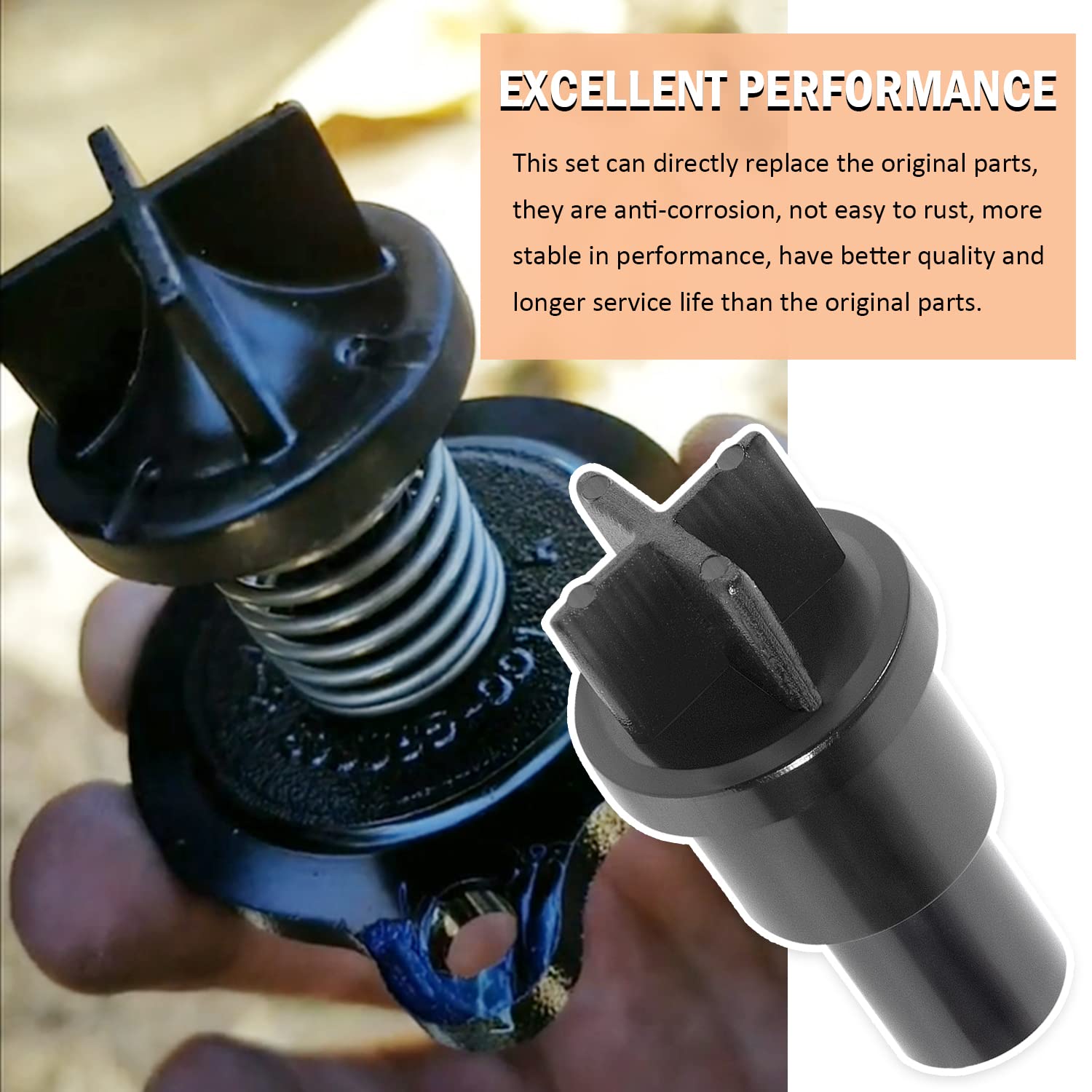 Poppet Valve Kit For Mercury 135-200Hp 2.0L 2.5L V6 R, Replacement For Mariner Xr4 Xr6 Magnum Ii Magnum Iii V175 V200 Series, Re