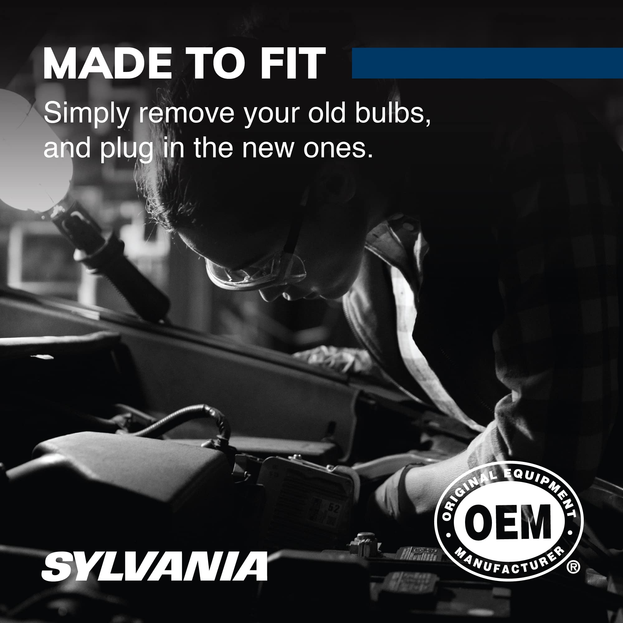Sylvania - 7440 Silverstar Mini Bulb - Brighter And Whiter Light, Ideal For Daytime Running Lights (Drl) And Back-Up/Reverse Lig