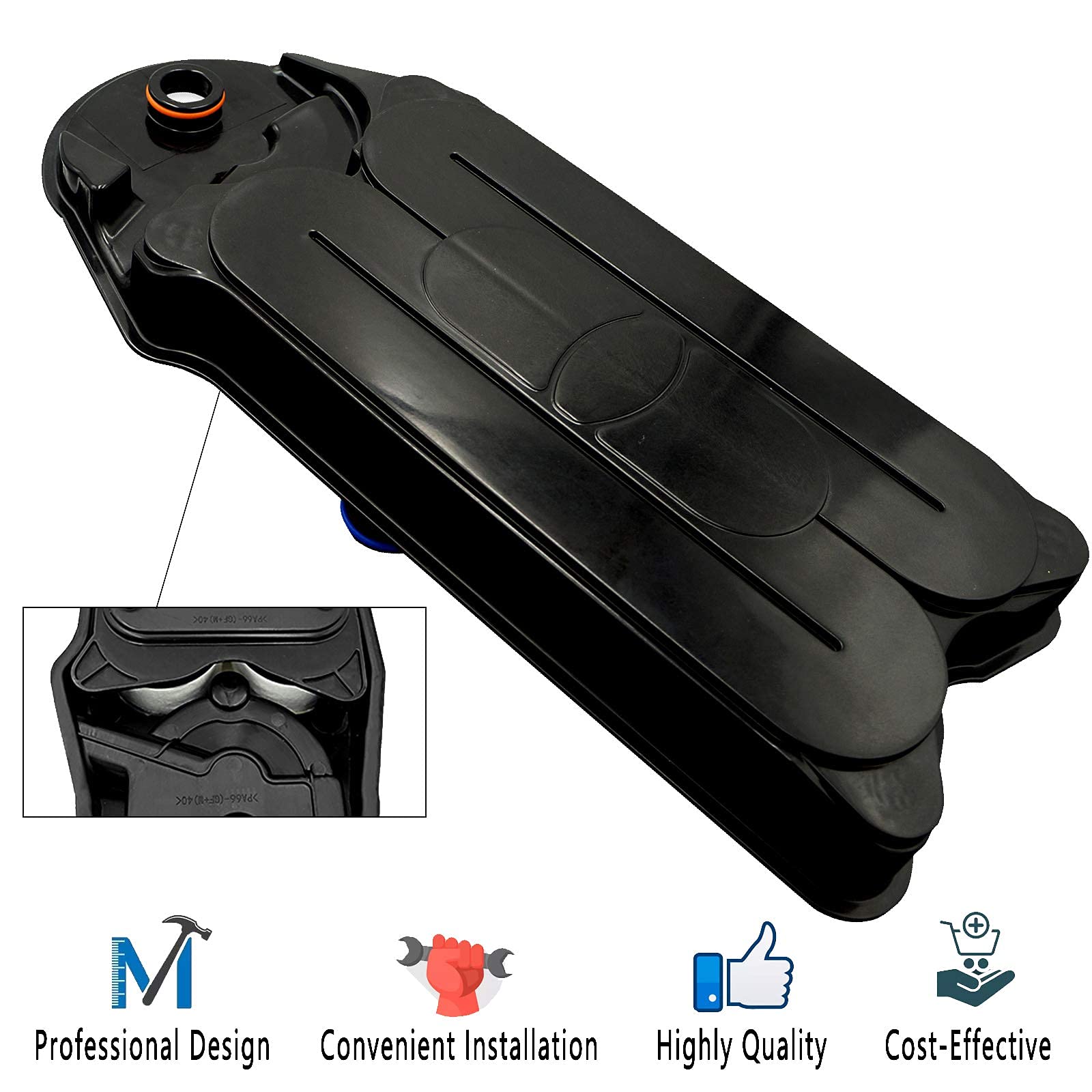 6.7 Cummins Diesel Ccv Filter For Dodge Ram 2500 3500 4500 5500, Cummins Ccv Filter Replacement Fleetguard Cv52001 Crankcase Filter, Black