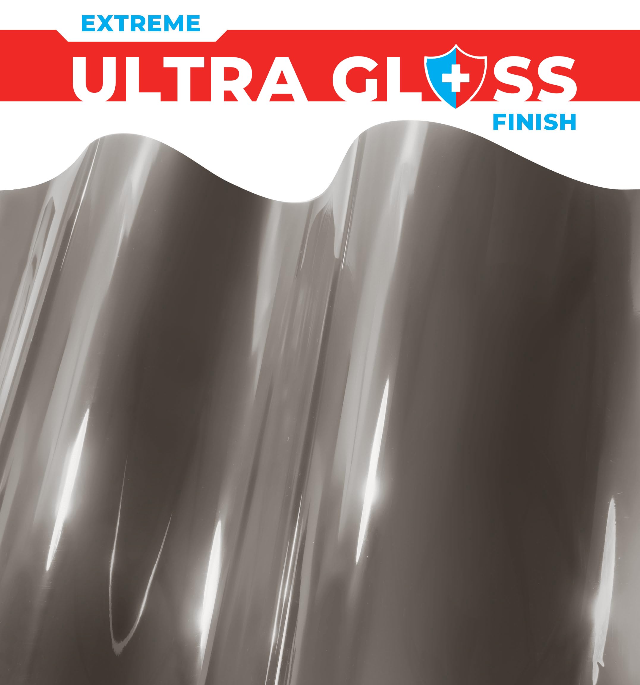 Colorfusion Ppf By Vvivid, Gloss Nardo Grey Dry Apply Ppf Vinyl Car Wrap Roll 6Ft X 5Ft