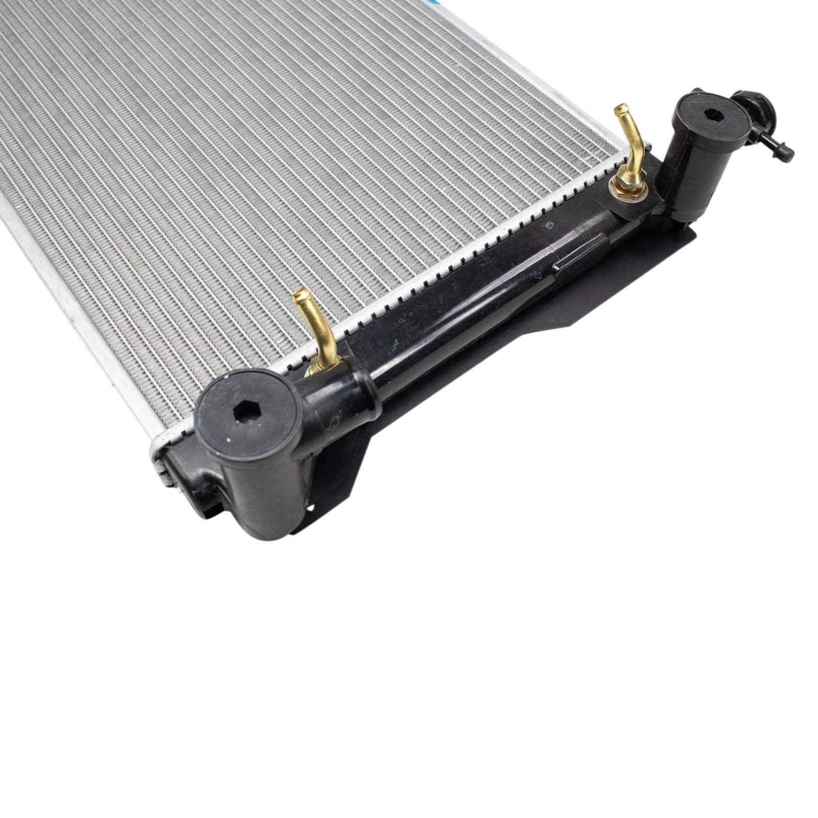Trq Radiator Assembly Aluminum Core Compatible With 09-10 Pontiac Vibe Toyota Corolla 09-13 Matrix Cu13049 To3010324