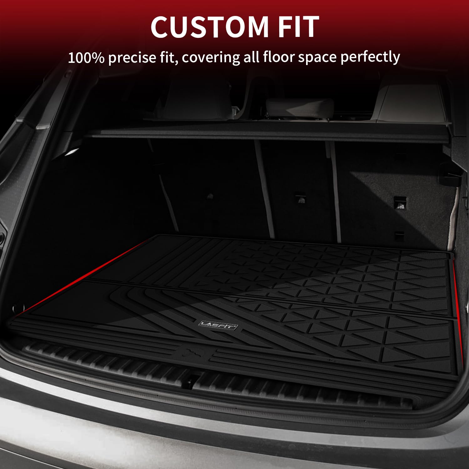 Lasfit Cargo Liner Fit For 2022-2026 Bmw Ix Xdrive50 M60, All Weather Protection Tpe Car Trunk Mat For 2022 2023 2024 2025 2026