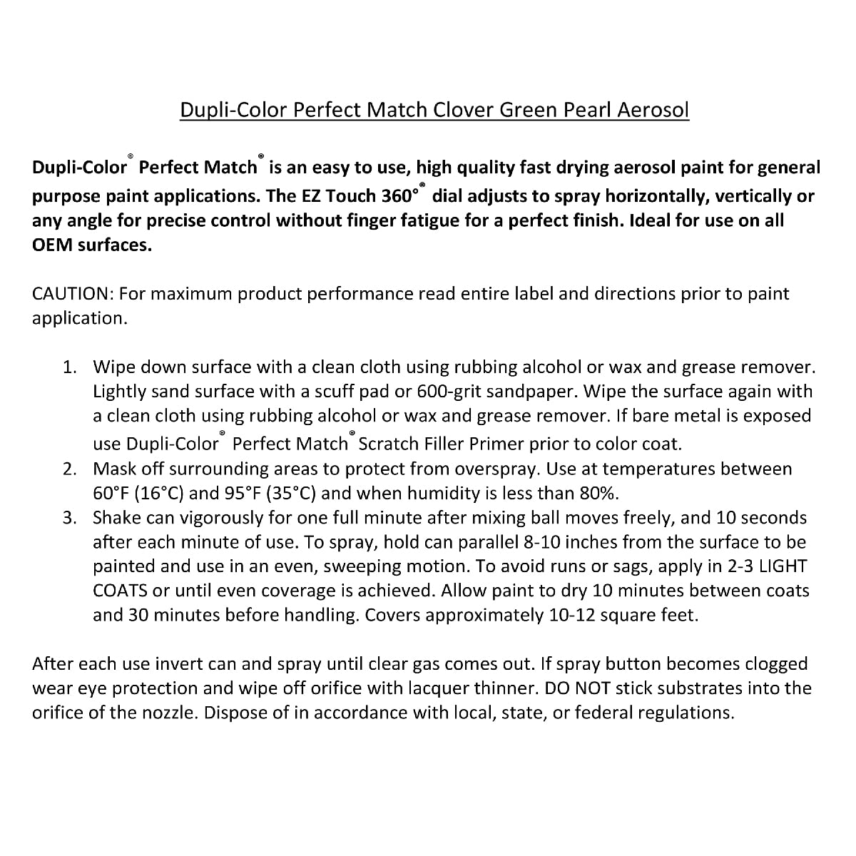 Dupli-Color Bha0987-6 Pk Perfect Match Alabaster Silver Metallic Automotive Paint - 8 Oz. Aerosol, (Case Of 6).