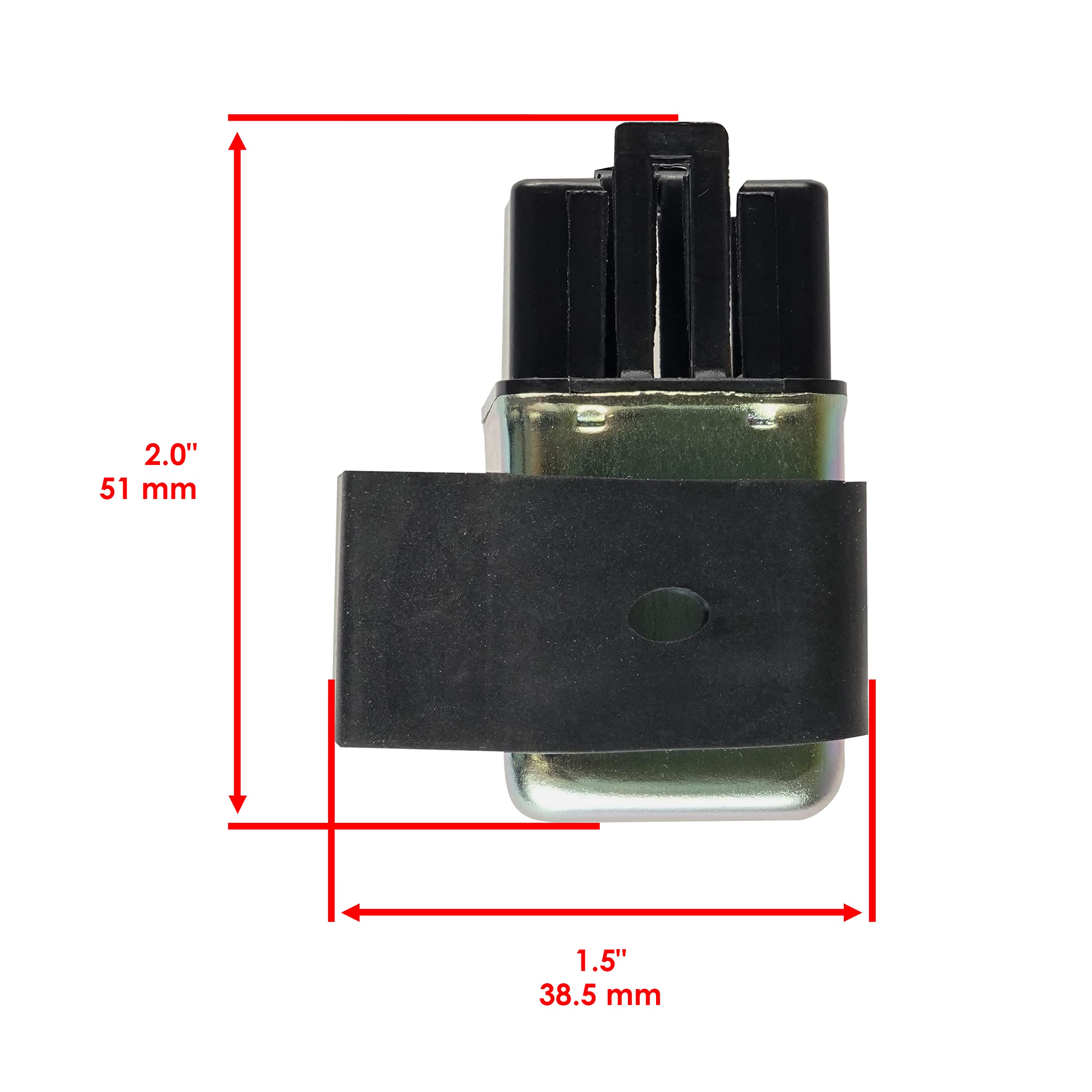 Caltric Starter Relay Solenoid Compatible With Polaris Outlaw 50 2008 2009-2019 / Predator 50 2007