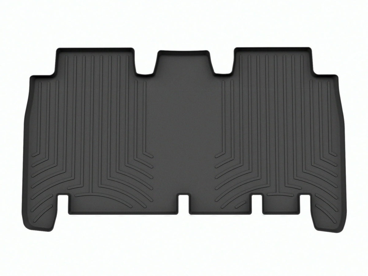 WeatherTech Custom Fit FloorLiners for Tesla Model X - 2nd Row (4416826), Black