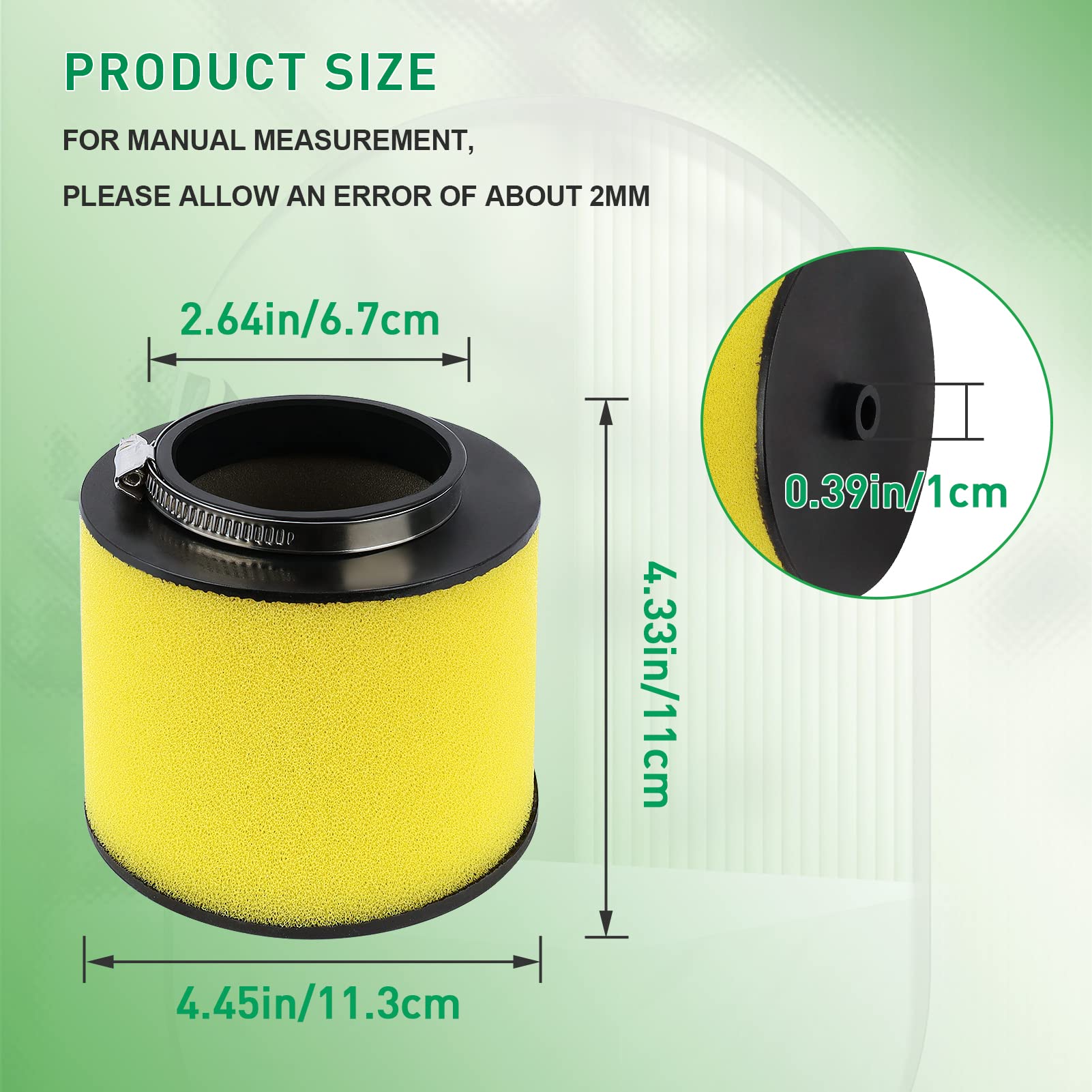 Rancher 350 Air Filter For Honda Foreman 450 Rancher 350 Trx350Fe Trx350Tm Trx350Te Rancher 400 Trx400Fa Trx400Fga Foreman 450 4